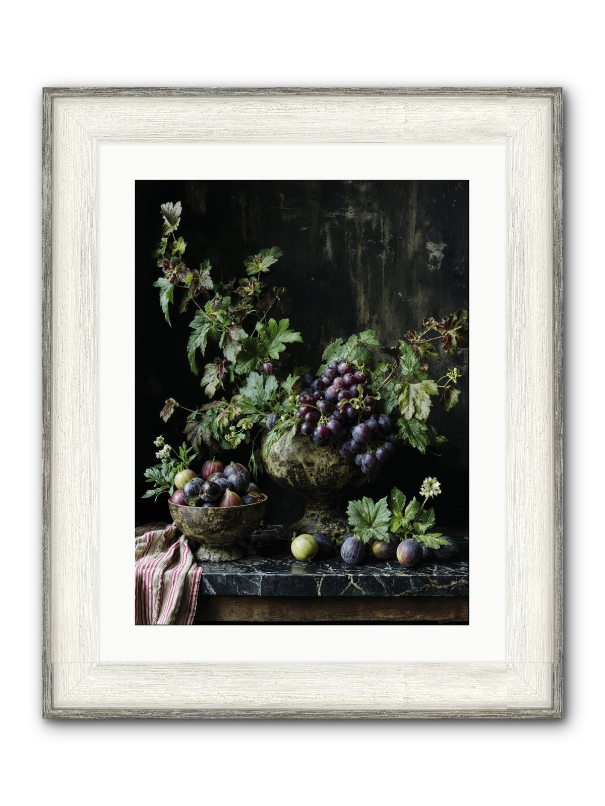 Soil To Soul Framed Print - Driftwood White 18x24