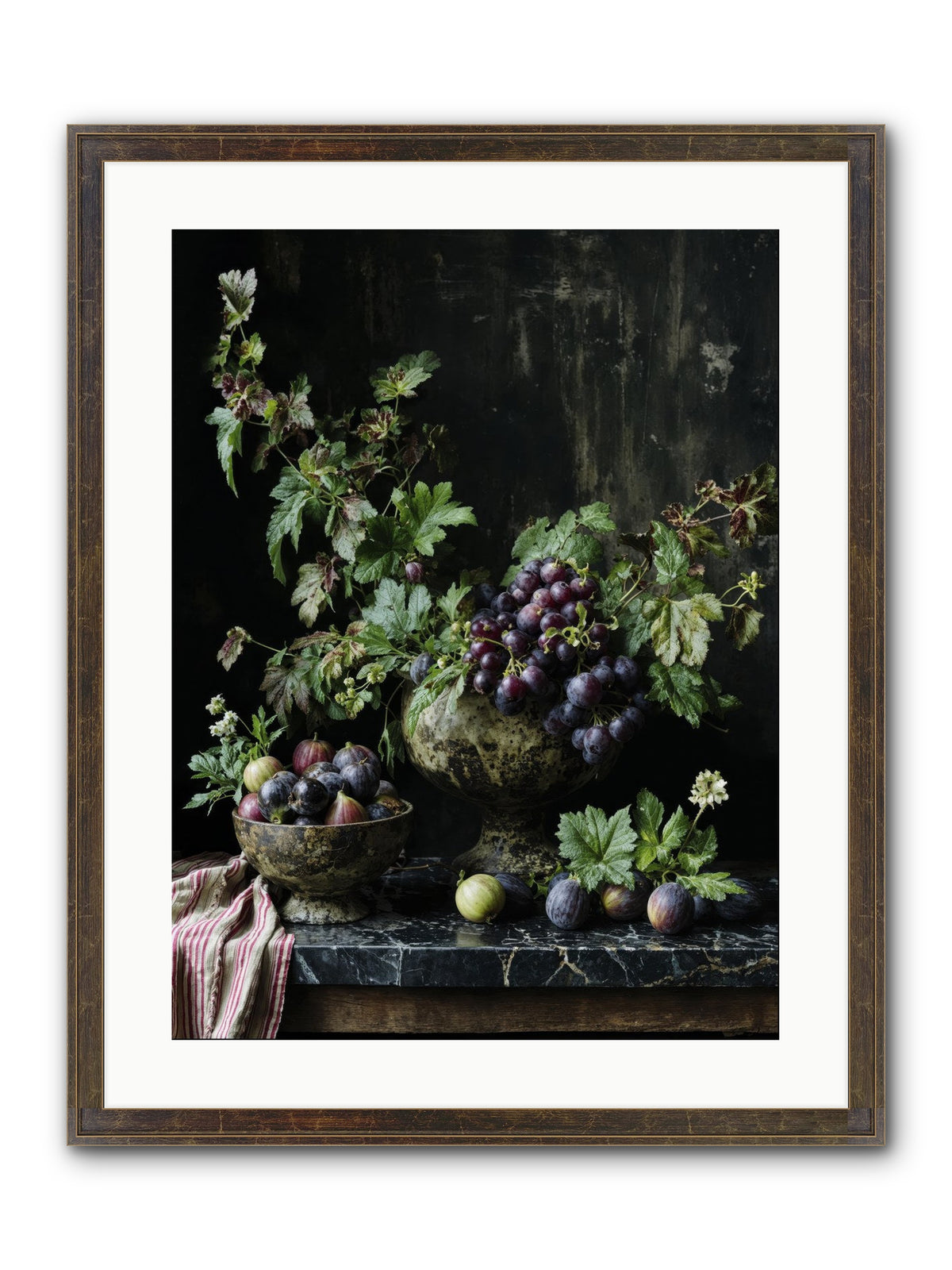 Soil To Soul Framed Print - Slimwoods Black/Gold 18x24