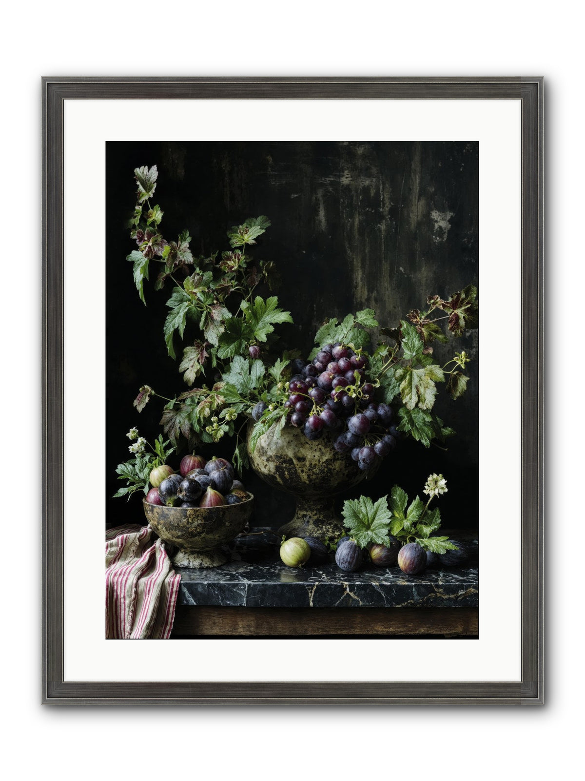 Soil To Soul Framed Print - Slimwoods Black/Silver 18x24