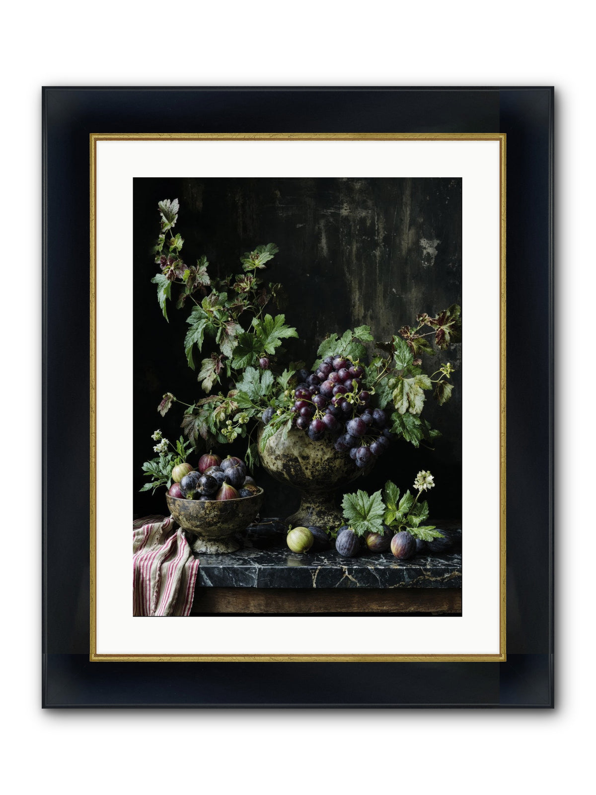 Soil To Soul Framed Print - Wide Black w/Gold 18x24