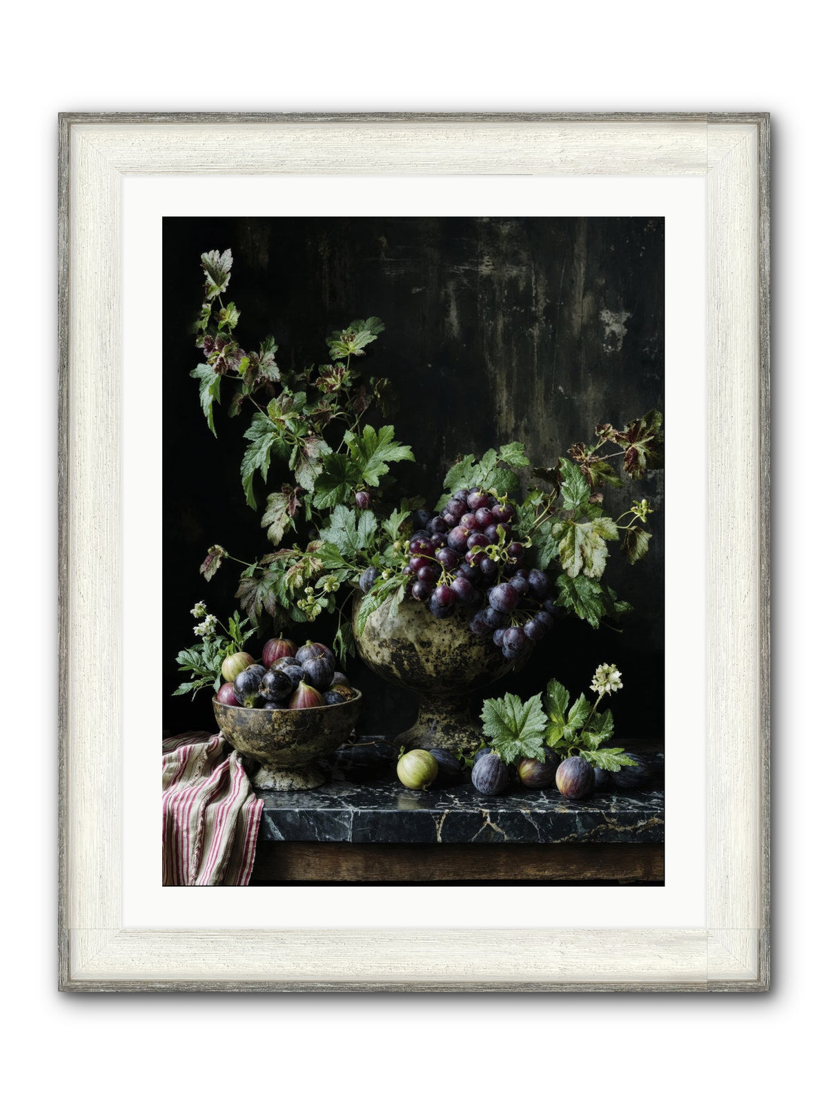 Soil To Soul Framed Print - Driftwood White 24x32