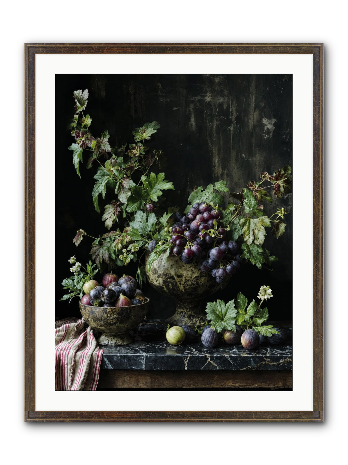 Soil To Soul Framed Print - Slimwoods Black/Gold 24x32