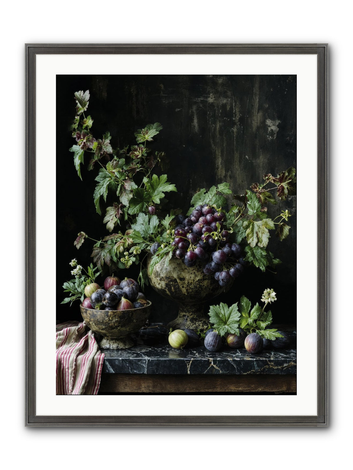 Soil To Soul Framed Print - Slimwoods Black/Silver 24x32