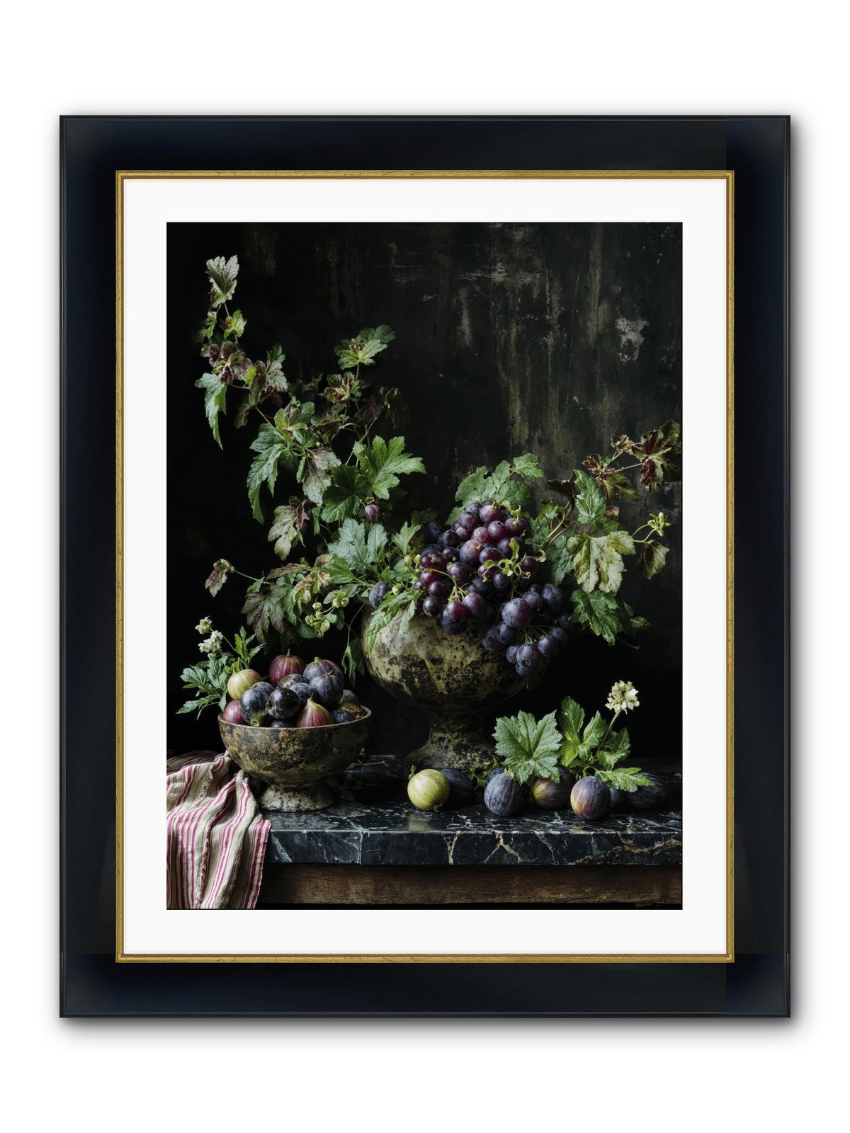 Soil To Soul Framed Print - Wide Black w/Gold 24x32