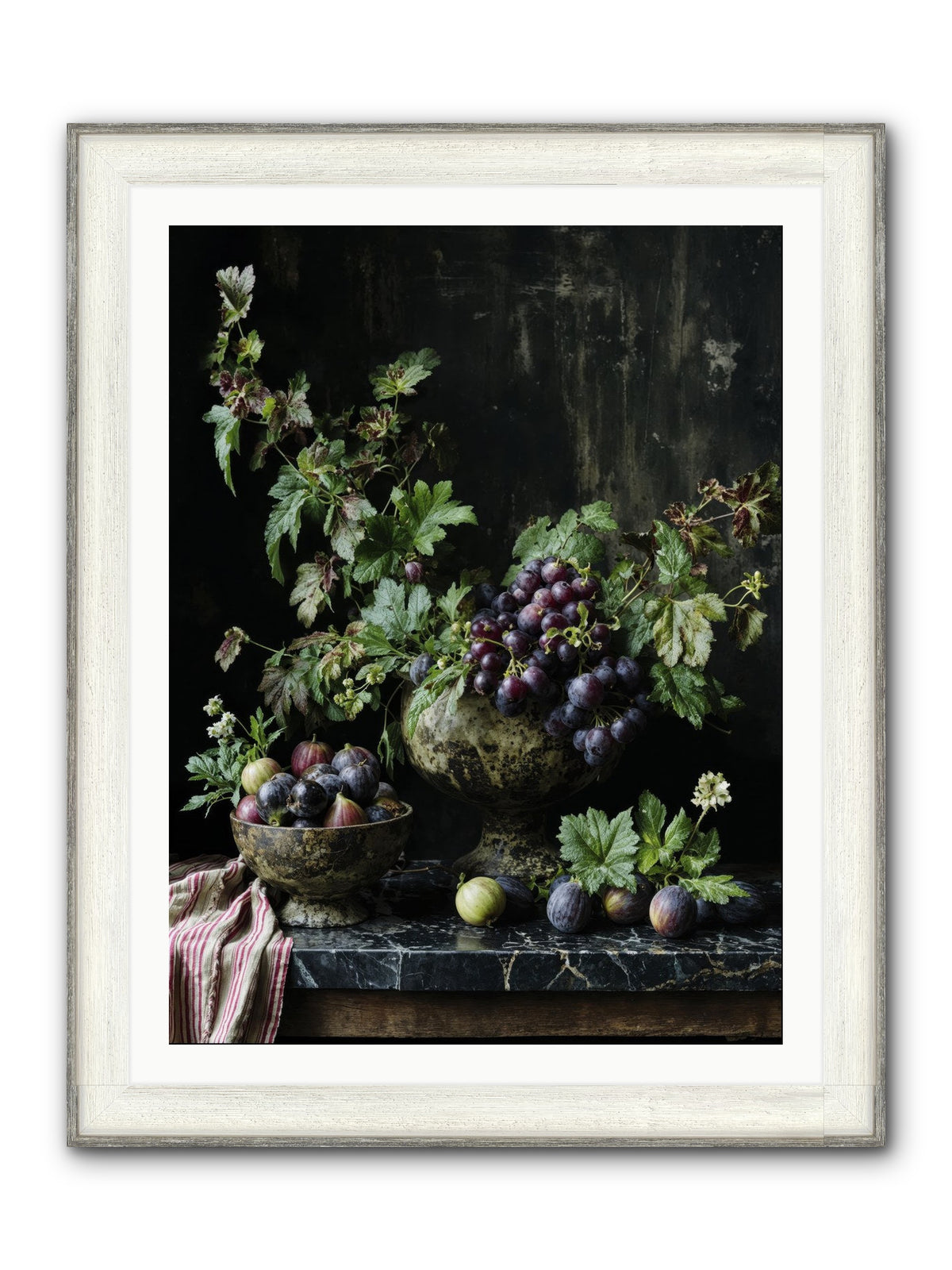 Soil To Soul Framed Print - Driftwood White 30x40