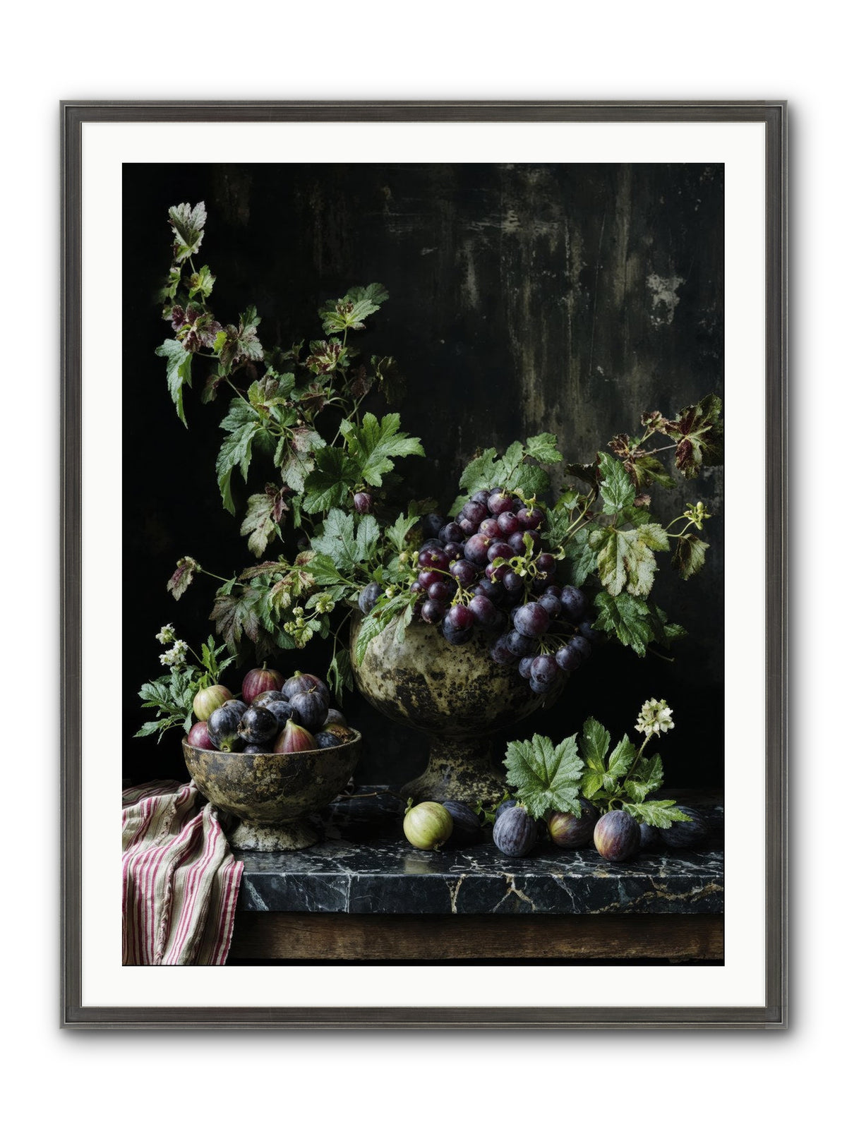 Soil To Soul Framed Print - Slimwoods Black/Silver 30x40