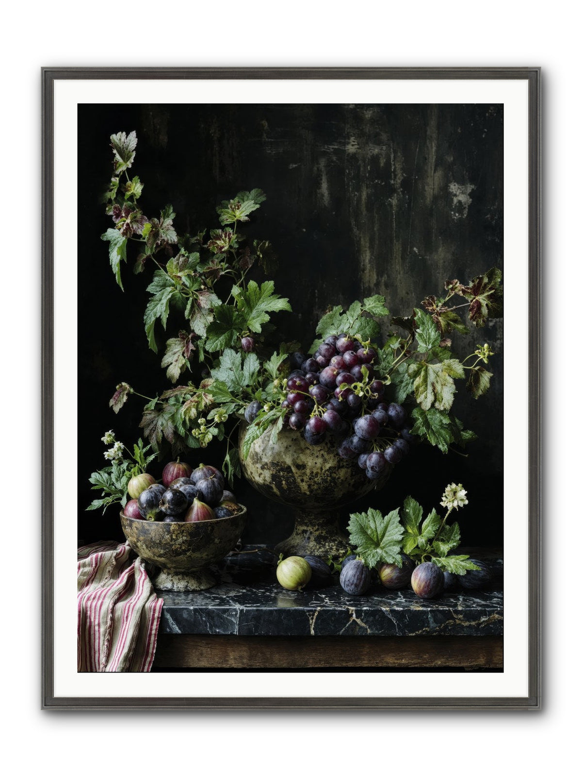 Soil To Soul Framed Print - Slimwoods Black/Silver 36x48