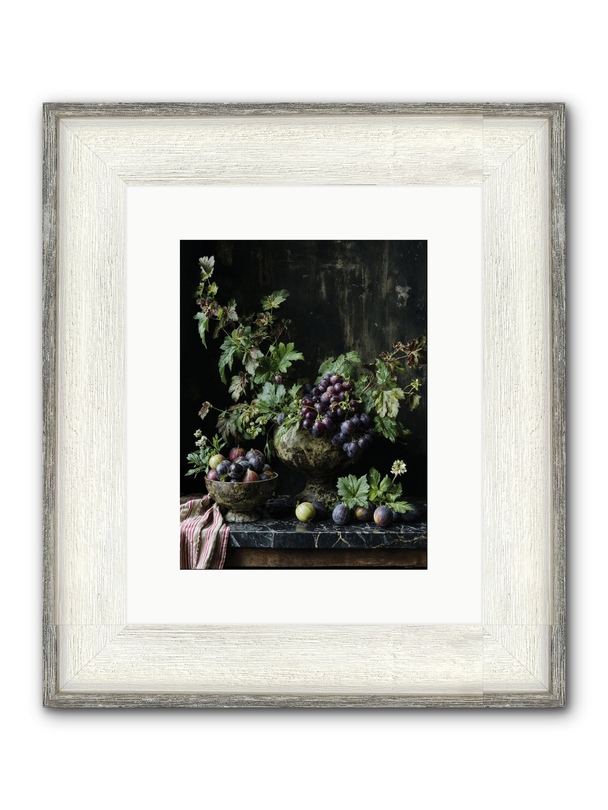 Soil To Soul Framed Print - Driftwood White 9x12