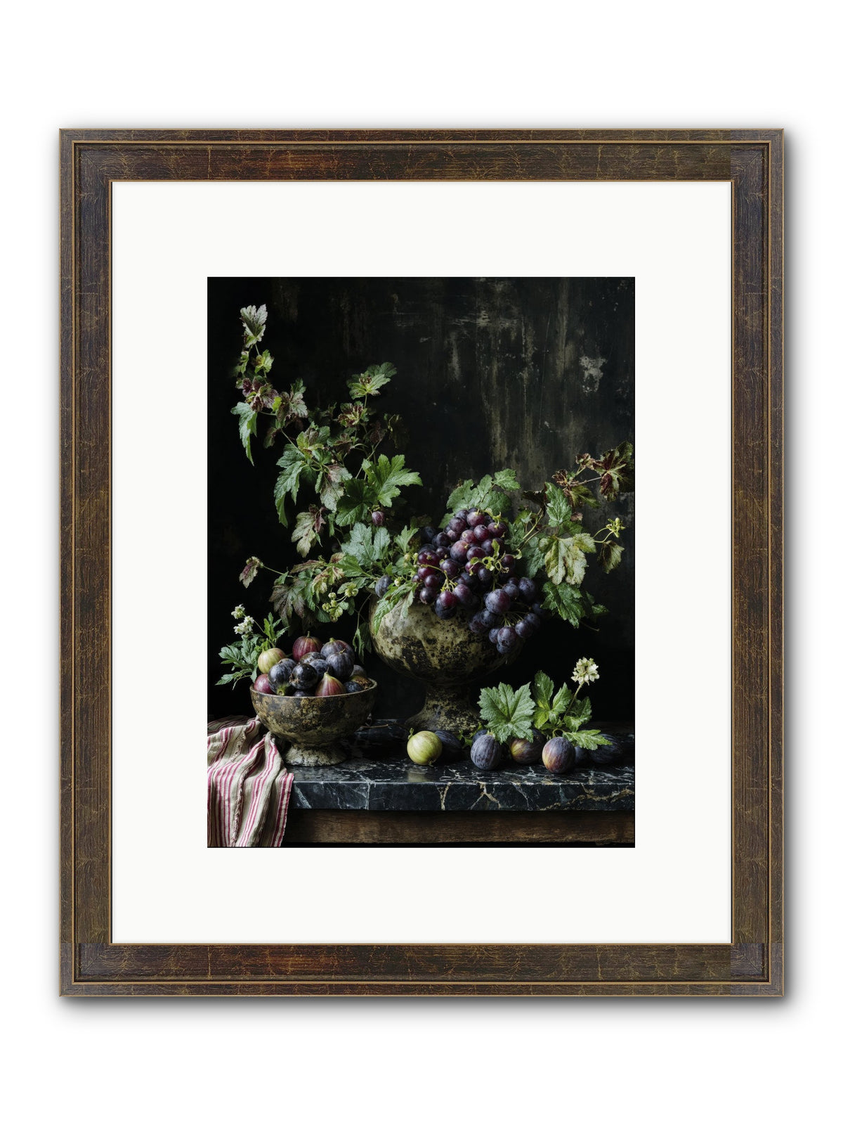 Soil To Soul Framed Print - Slimwoods Black/Gold 9x12