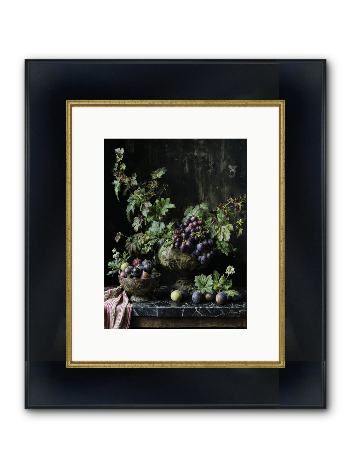 Soil To Soul Framed Print - Wide Black w/Gold 9x12