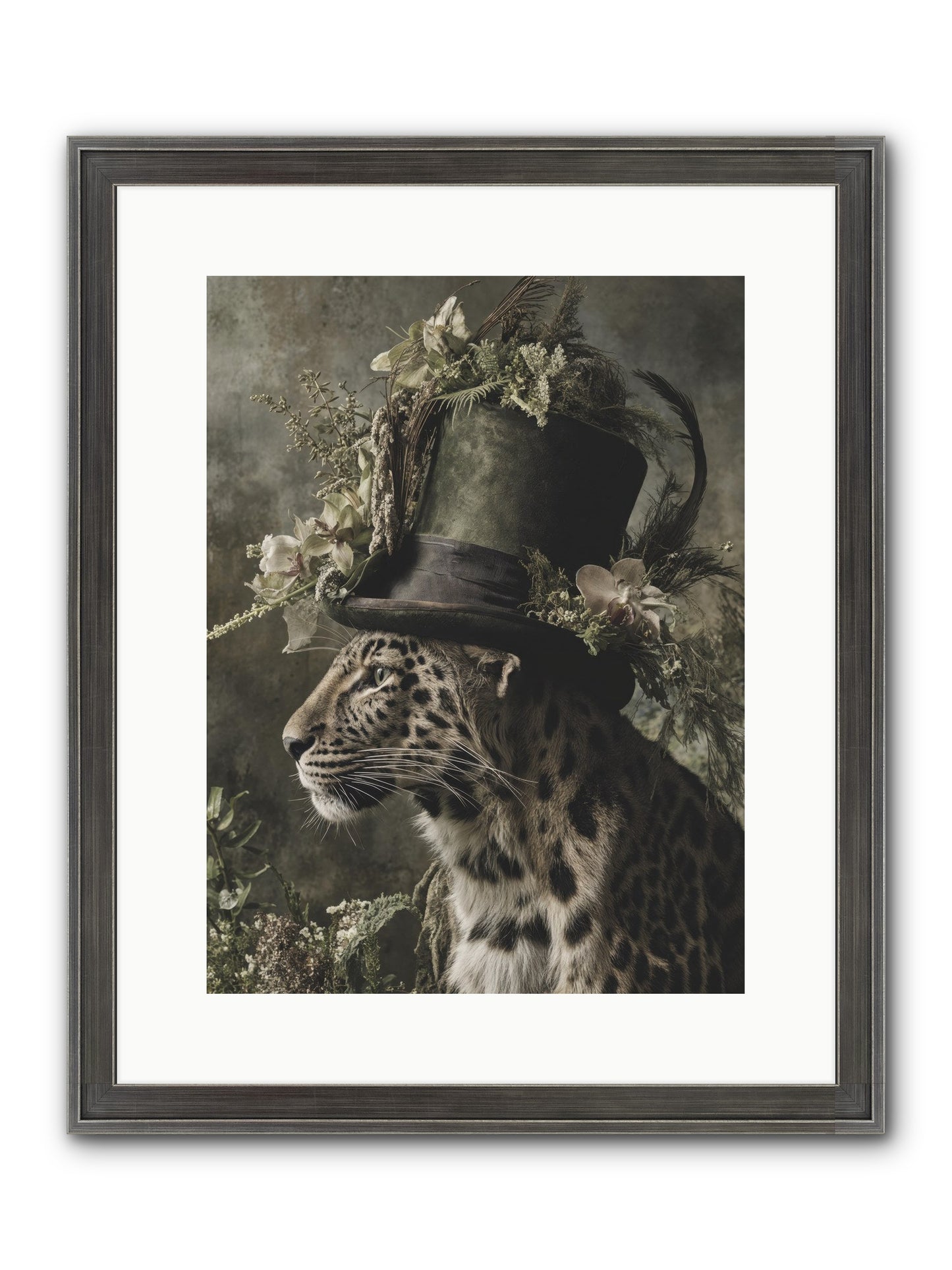 Sojourner Framed Print - Slimwoods Black/Silver 12x16