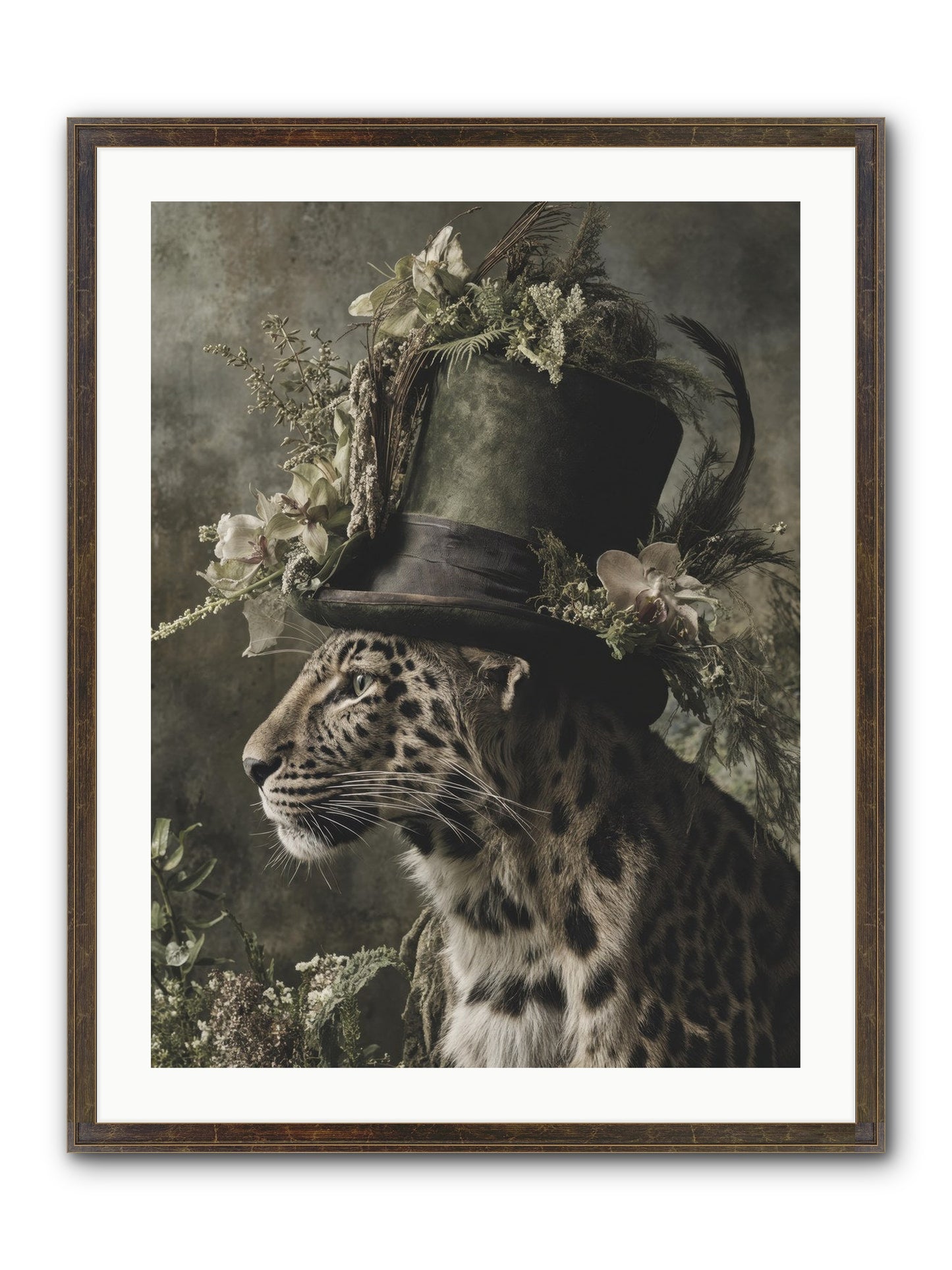 Sojourner Framed Print - Slimwoods Black/Gold 24x32