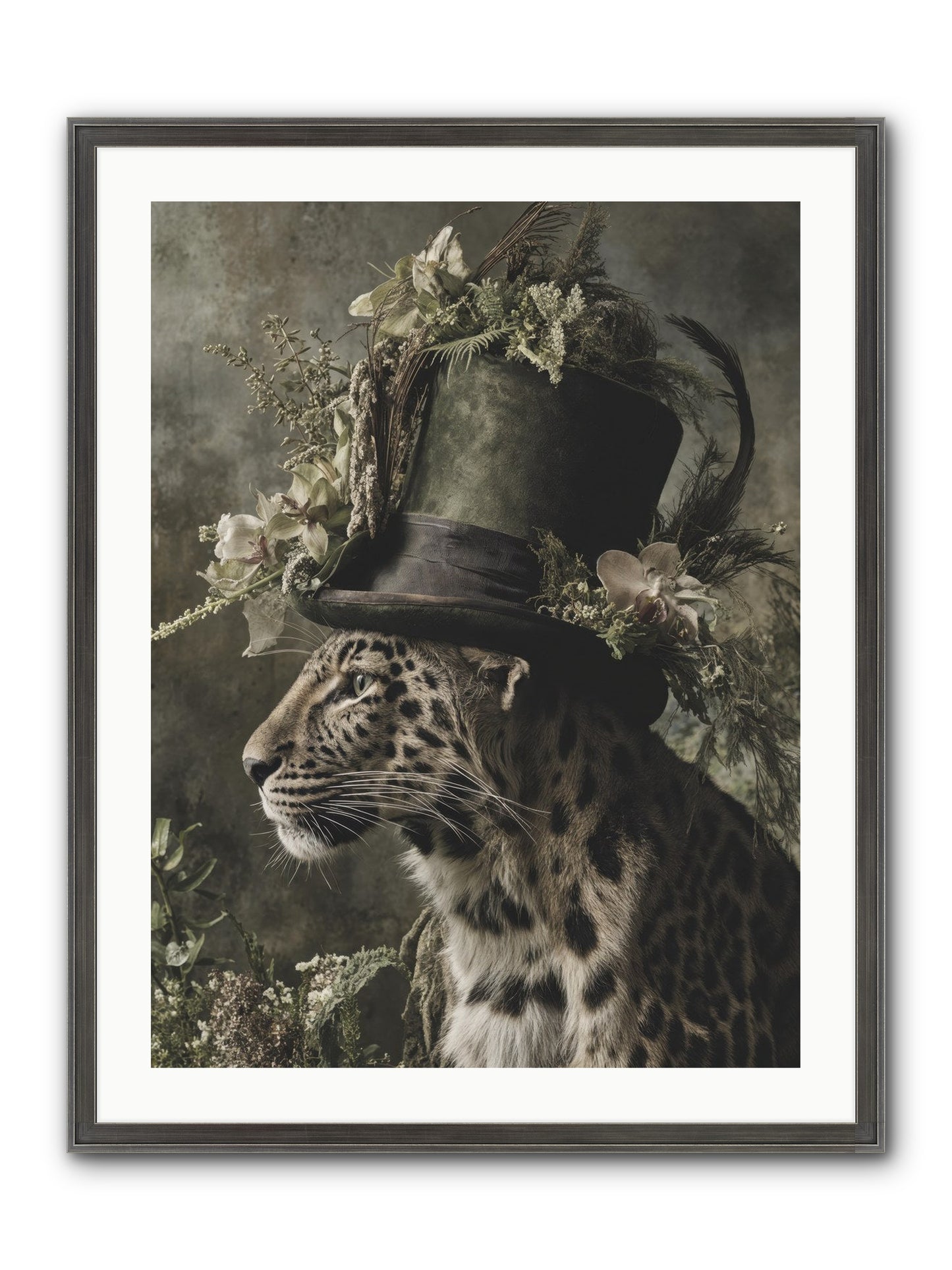 Sojourner Framed Print - Slimwoods Black/Silver 24x32