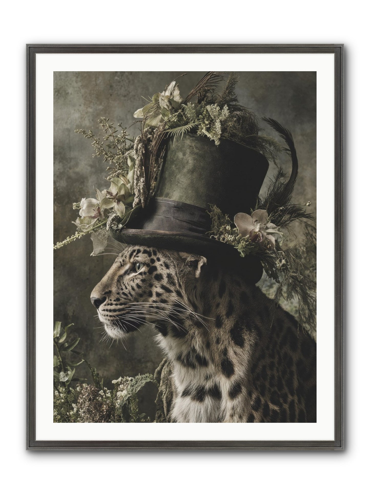 Sojourner Framed Print - Slimwoods Black/Silver 30x40
