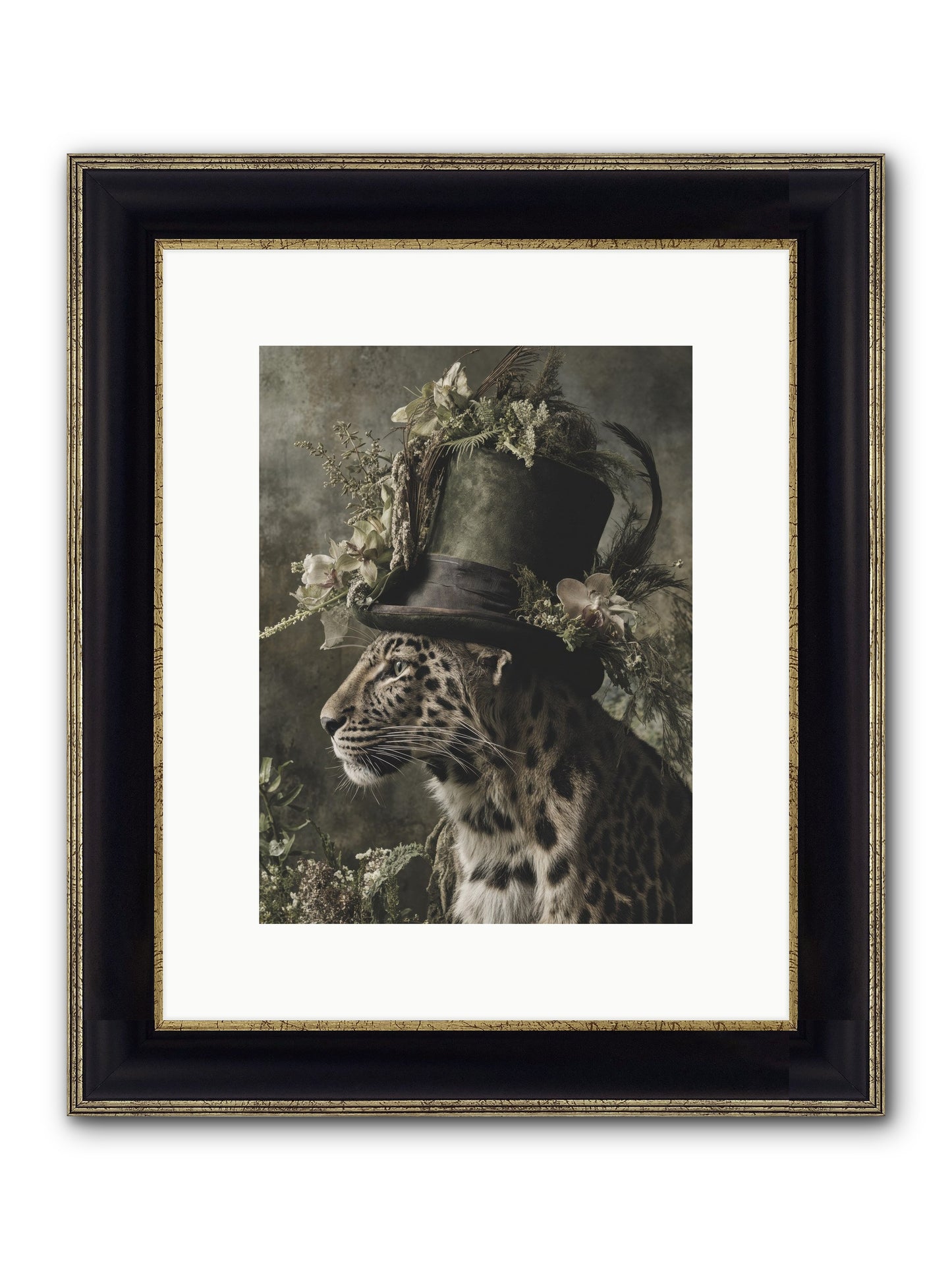 Sojourner Framed Print - Black & Gold 9x12