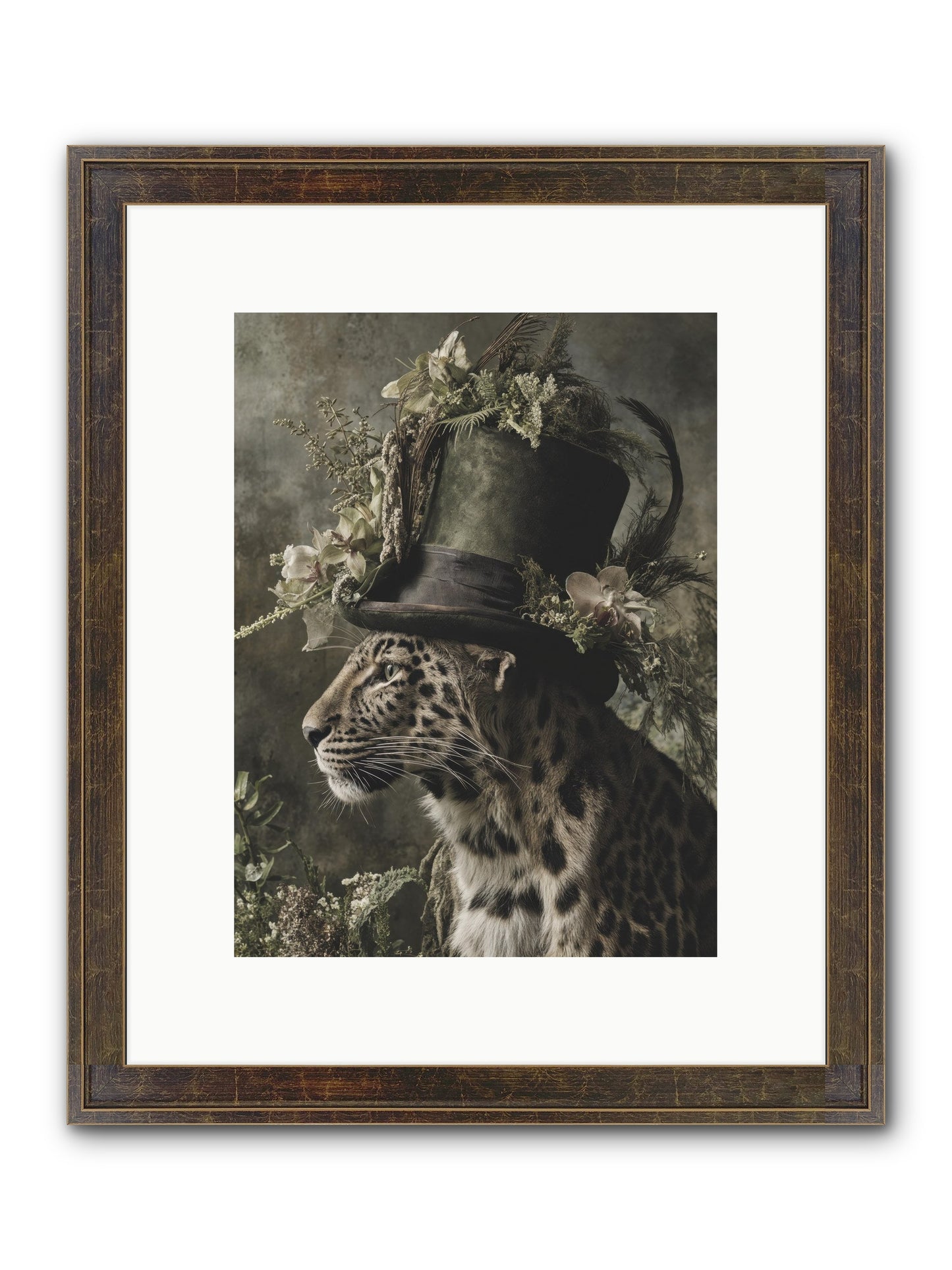 Sojourner Framed Print - Slimwoods Black/Gold 9x12