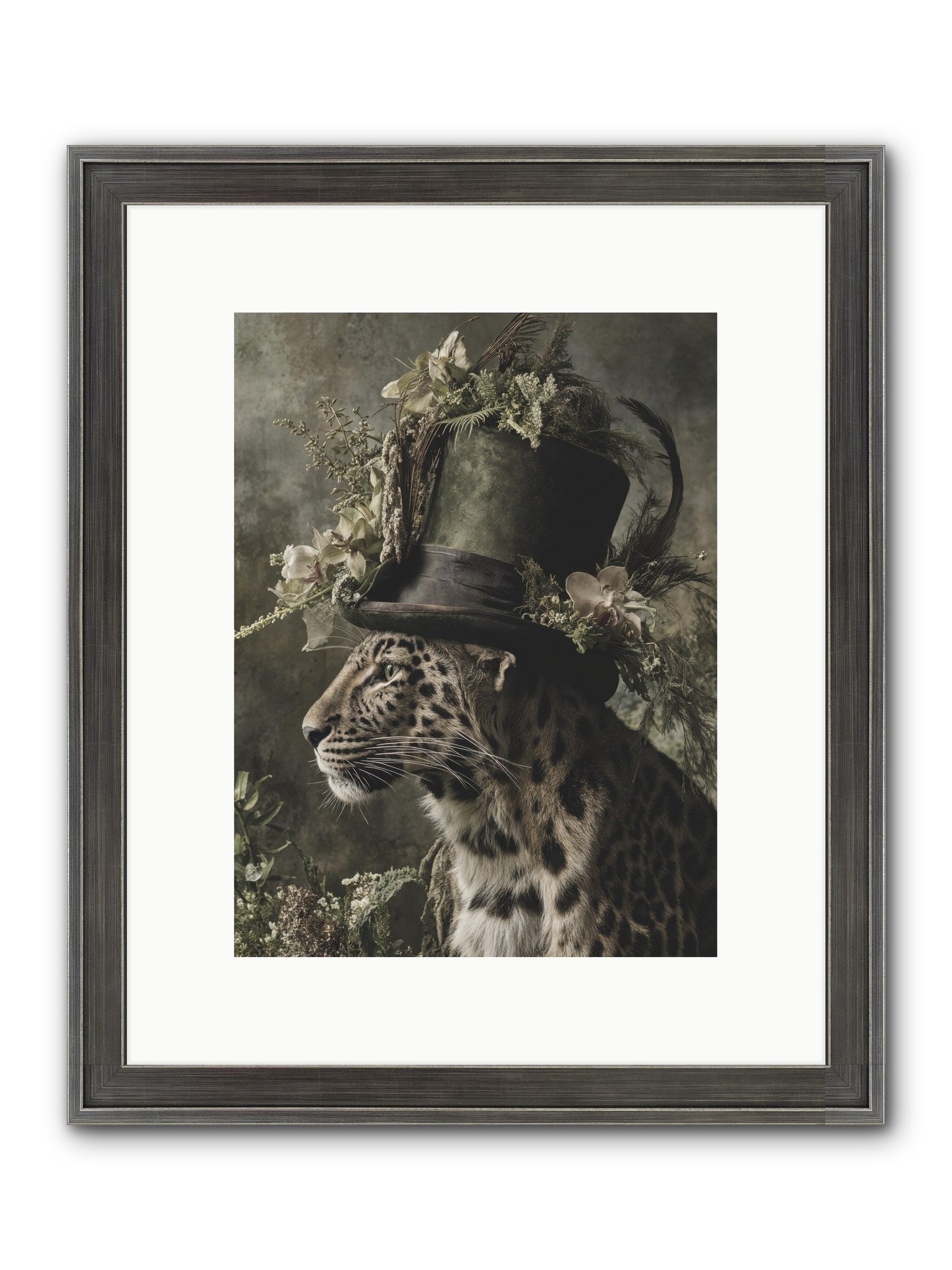 Sojourner Framed Print - Slimwoods Black/Silver 9x12