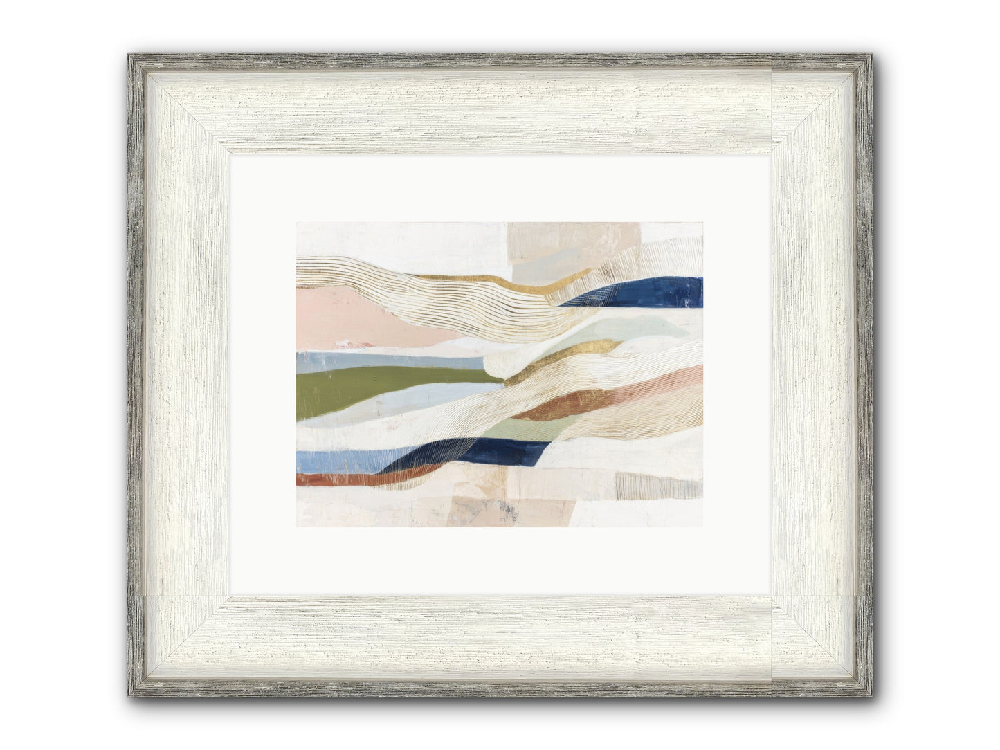 Solace Framed Print - Driftwood White 12x9