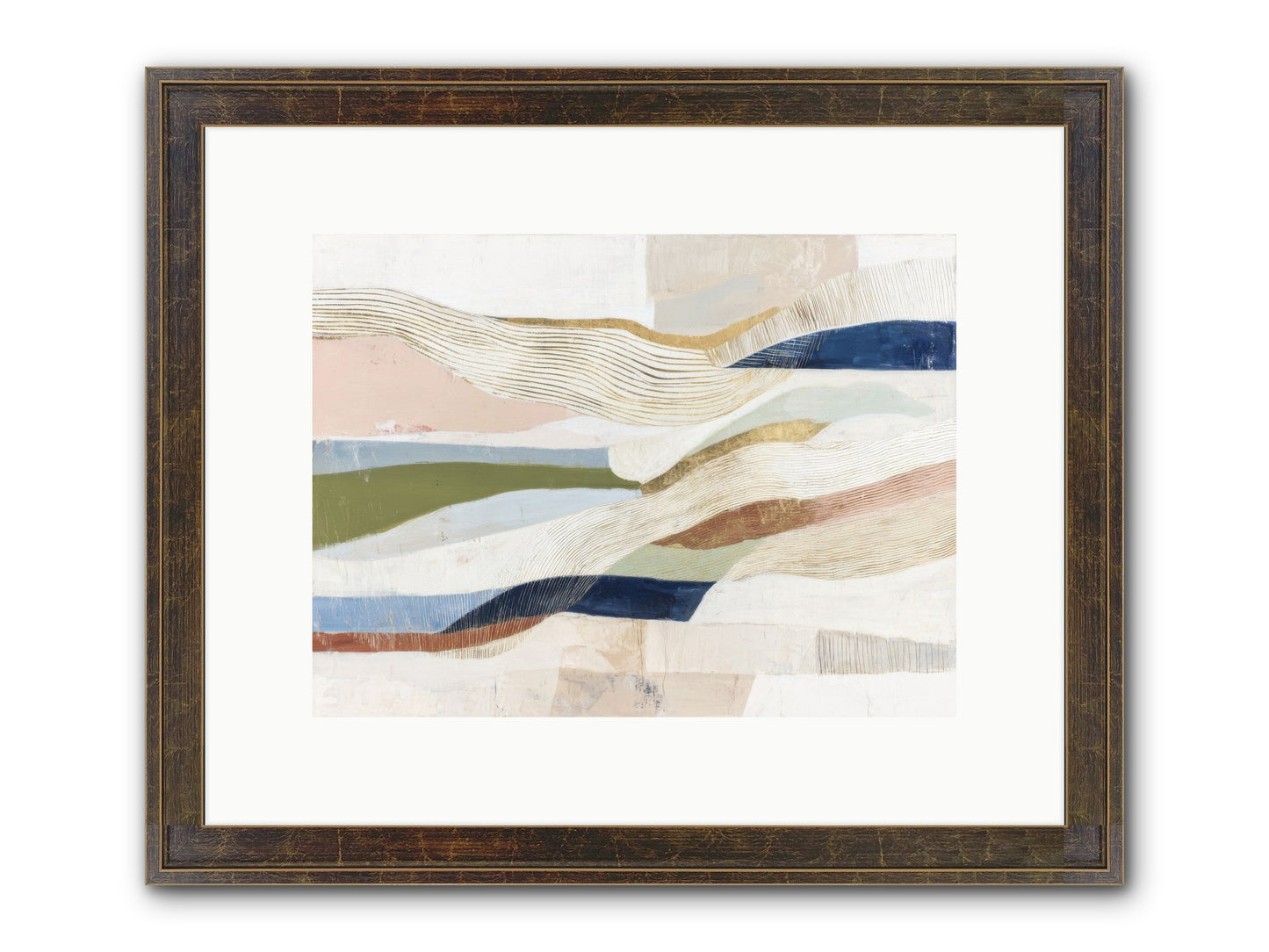 Solace Framed Print - Slimwoods Black/Gold 12x9