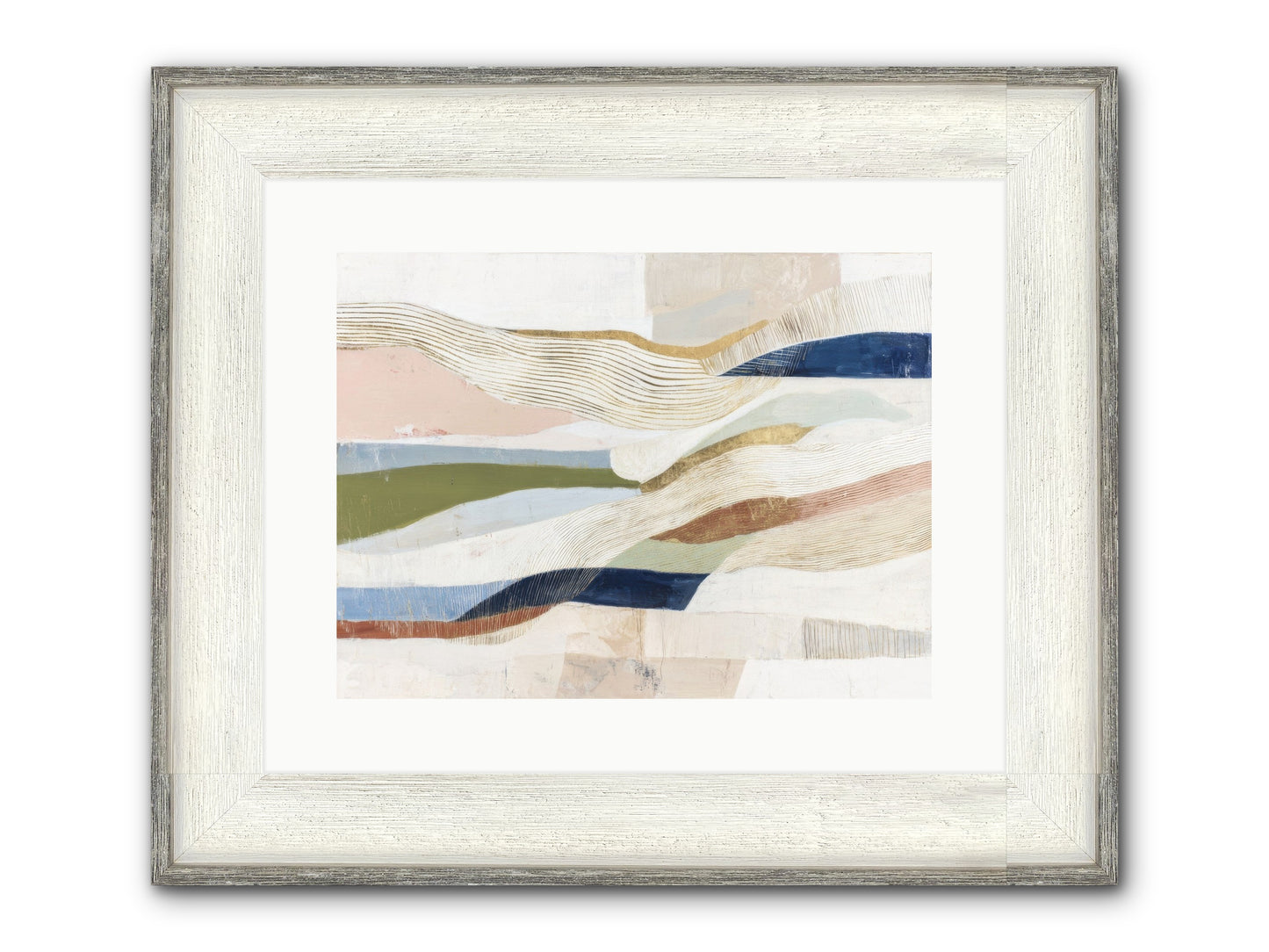 Solace Framed Print - Driftwood White 16x12