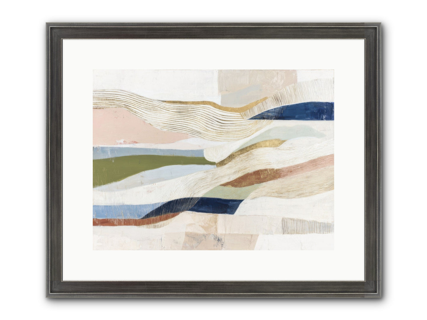 Solace Framed Print - Slimwoods Black/Silver 16x12