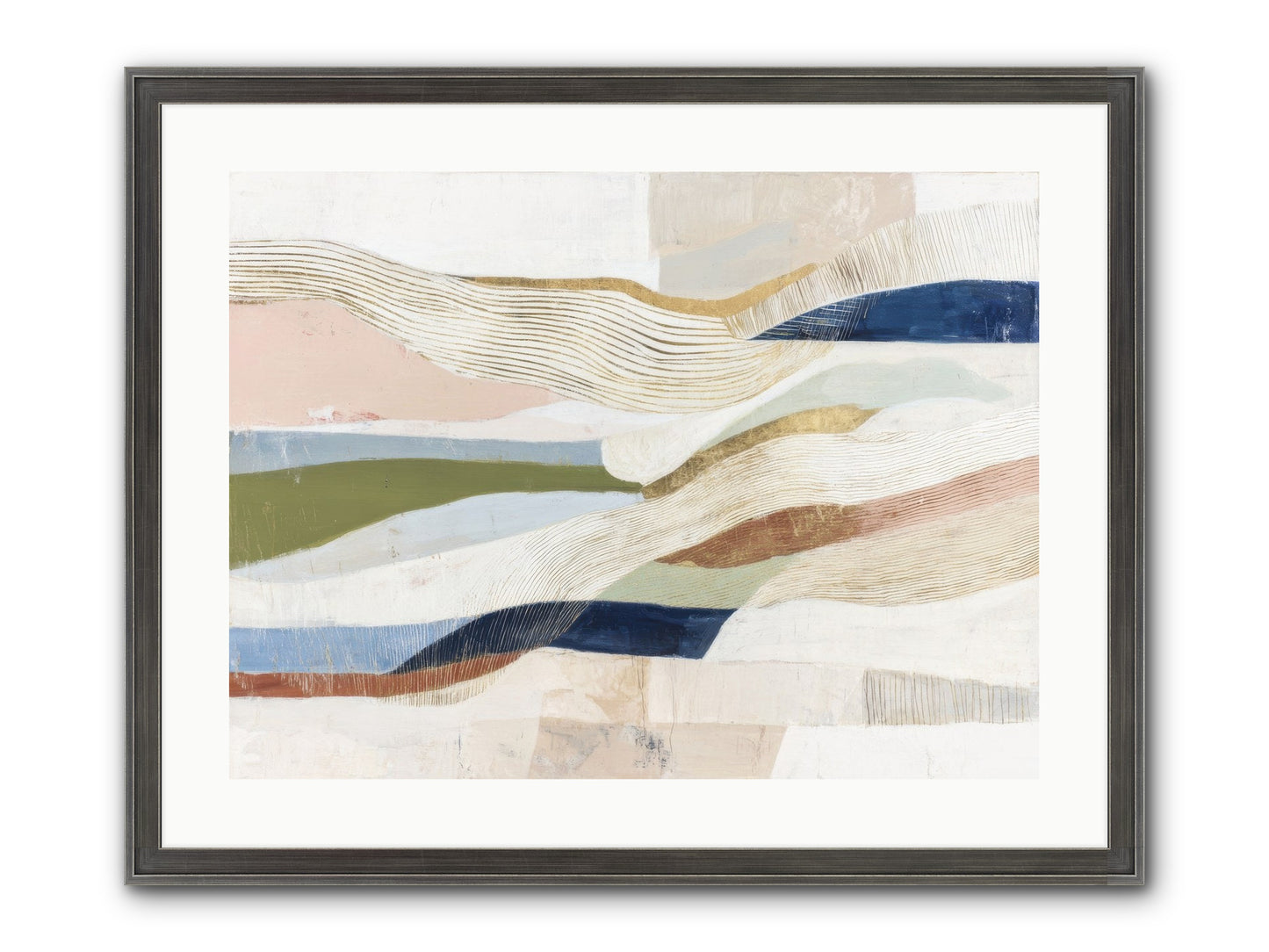 Solace Framed Print - Slimwoods Black/Silver 24x18