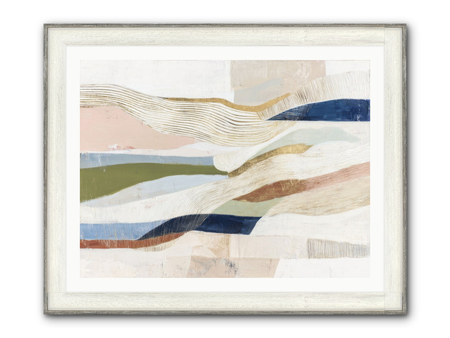 Solace Framed Print - Driftwood White 40x30