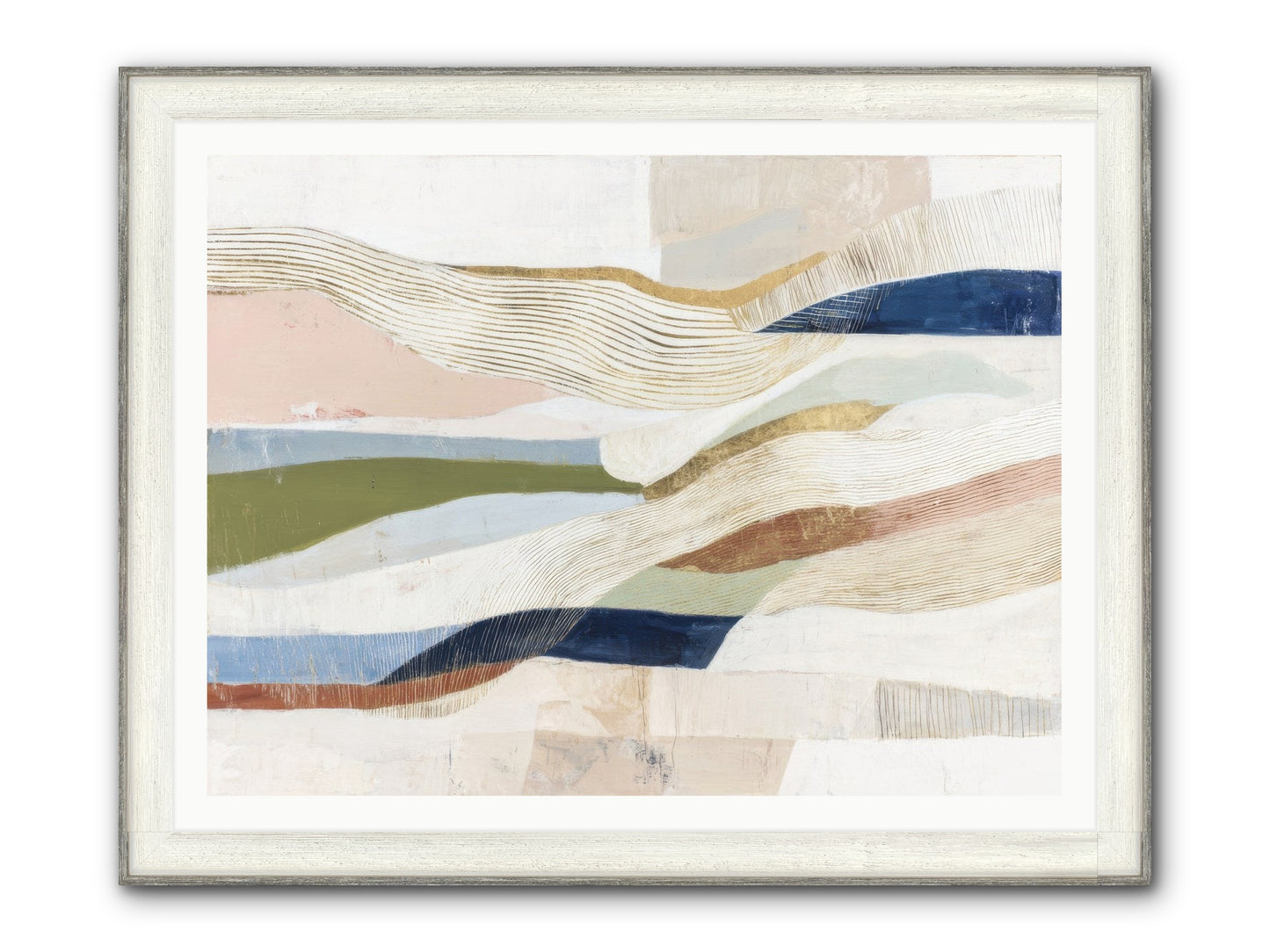 Solace Framed Print - Driftwood White 48x36