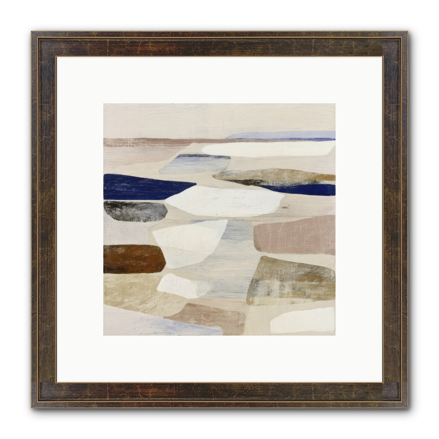 Solace Trace Framed Print - Slimwoods Black/Gold 10x10