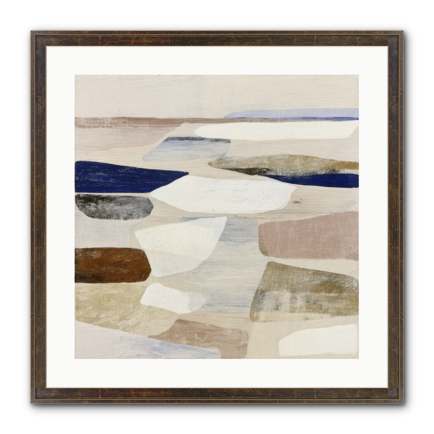 Solace Trace Framed Print - Slimwoods Black/Gold 20x20