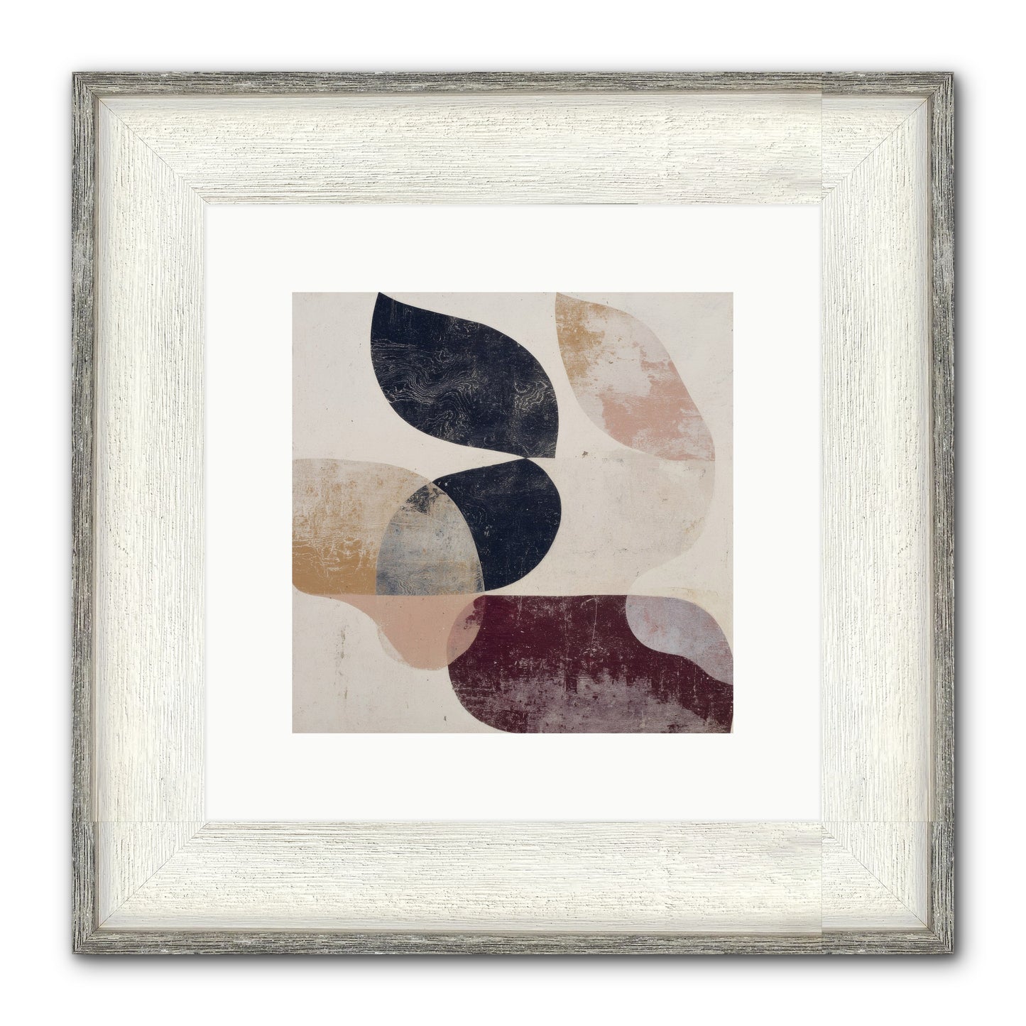 Solar Fringe No.1 Framed Print - Driftwood White 10x10