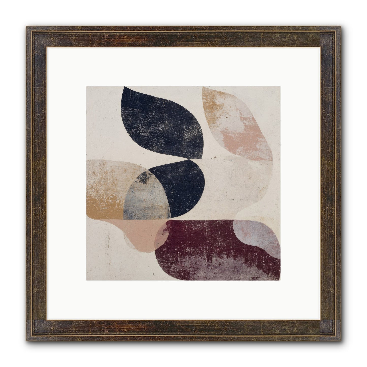 Solar Fringe No.1 Framed Print - Slimwoods Black/Gold 10x10