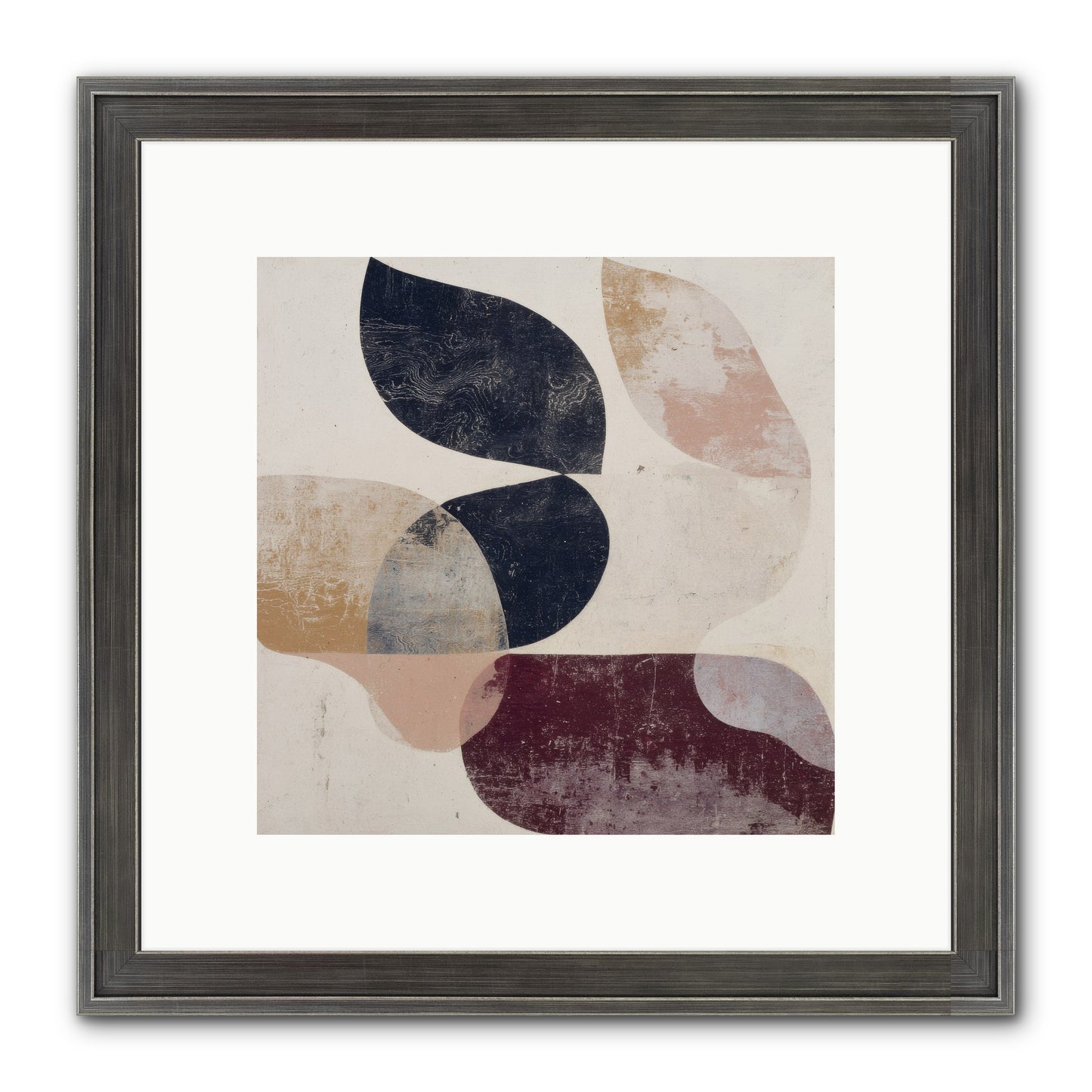 Solar Fringe No.1 Framed Print - Slimwoods Black/Silver 10x10