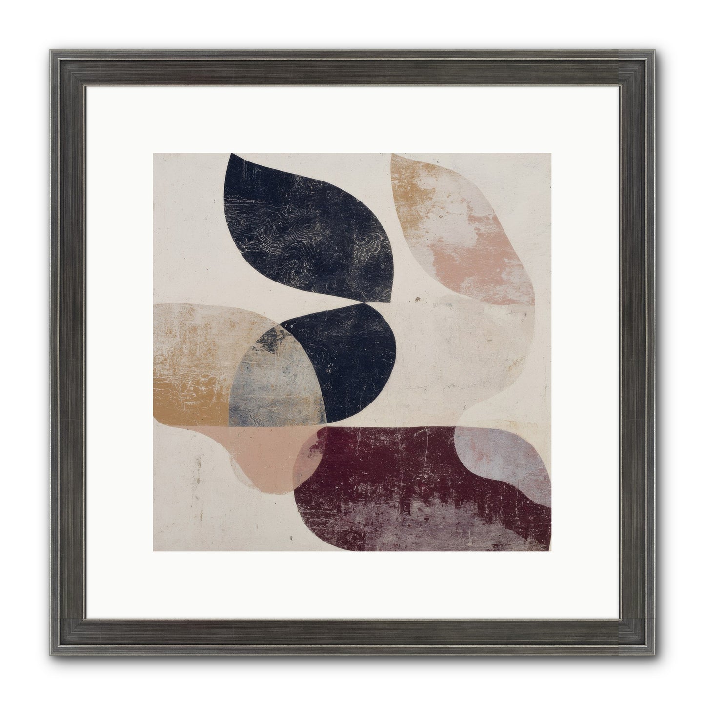 Solar Fringe No.1 Framed Print - Slimwoods Black/Silver 12x12
