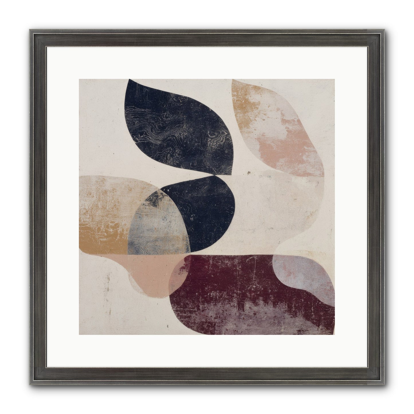Solar Fringe No.1 Framed Print - Slimwoods Black/Silver 16x16