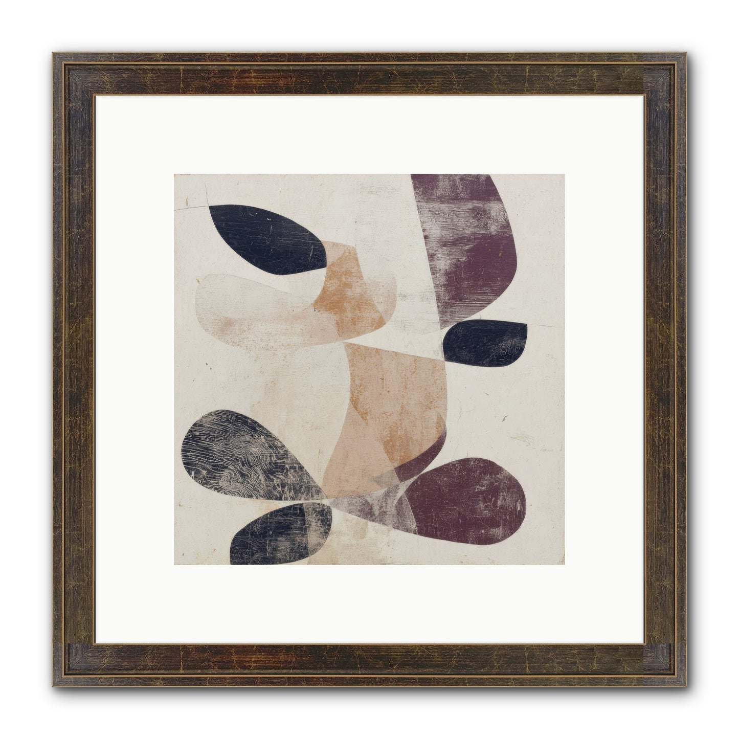Solar Fringe No.2 Framed Print - Slimwoods Black/Gold 10x10