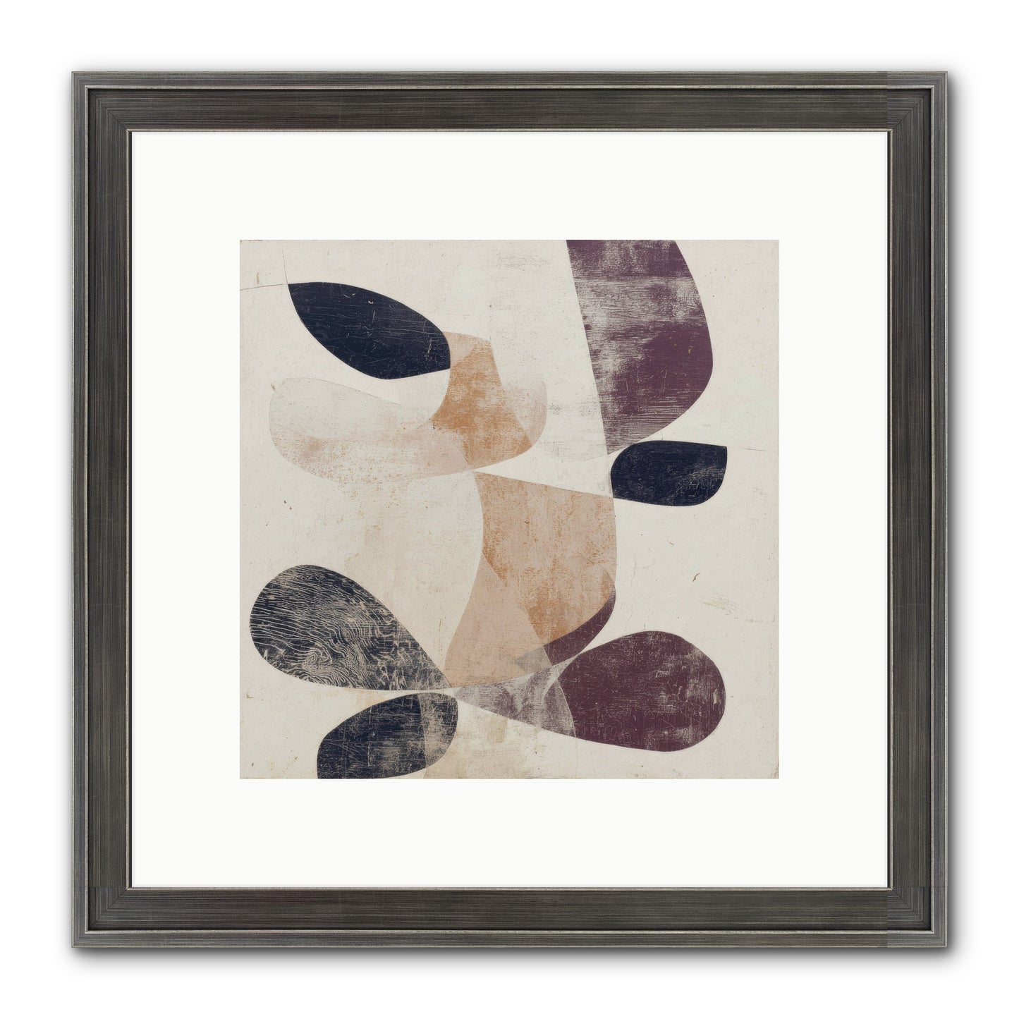 Solar Fringe No.2 Framed Print - Slimwoods Black/Silver 10x10