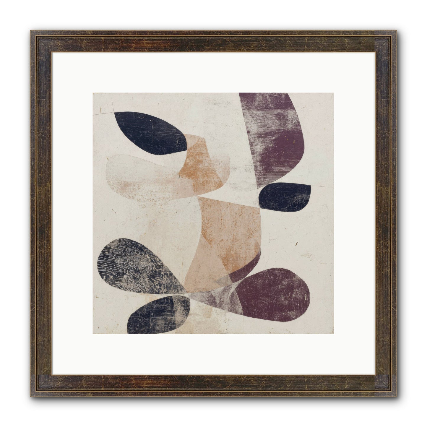 Solar Fringe No.2 Framed Print - Slimwoods Black/Gold 12x12