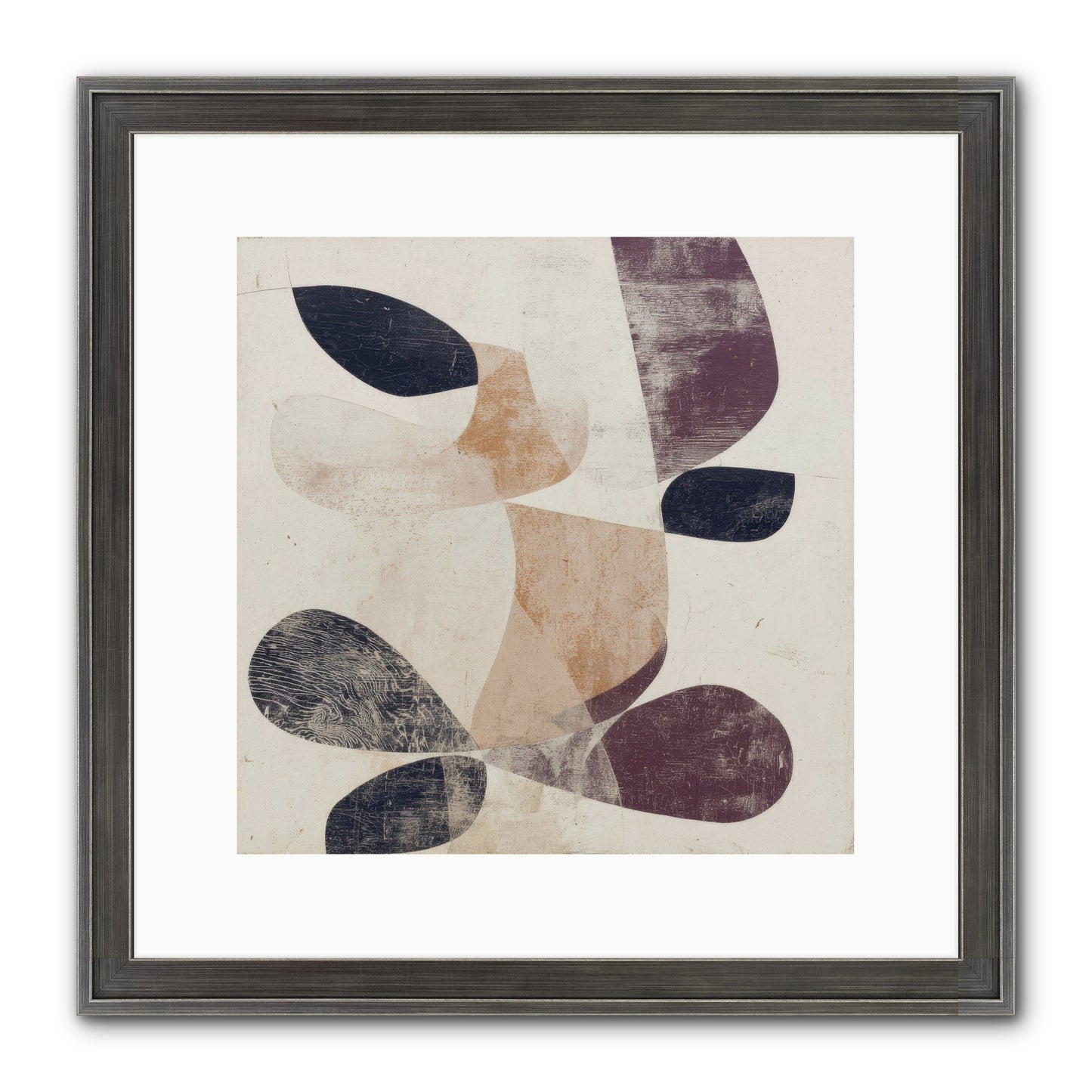 Solar Fringe No.2 Framed Print - Slimwoods Black/Silver 12x12
