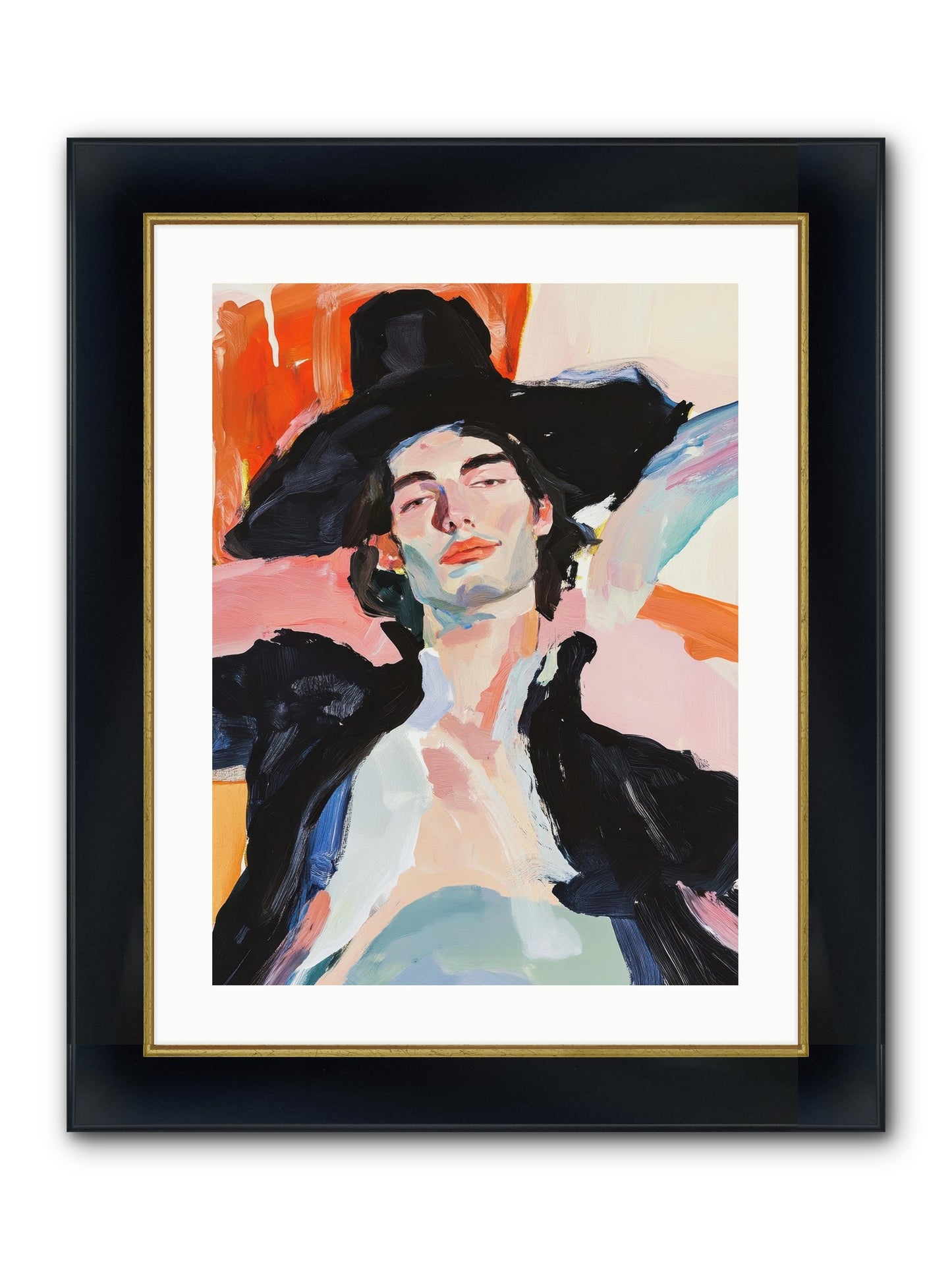 Sole Proprietor Of Love Framed Print - Wide Black w/Gold 18x24