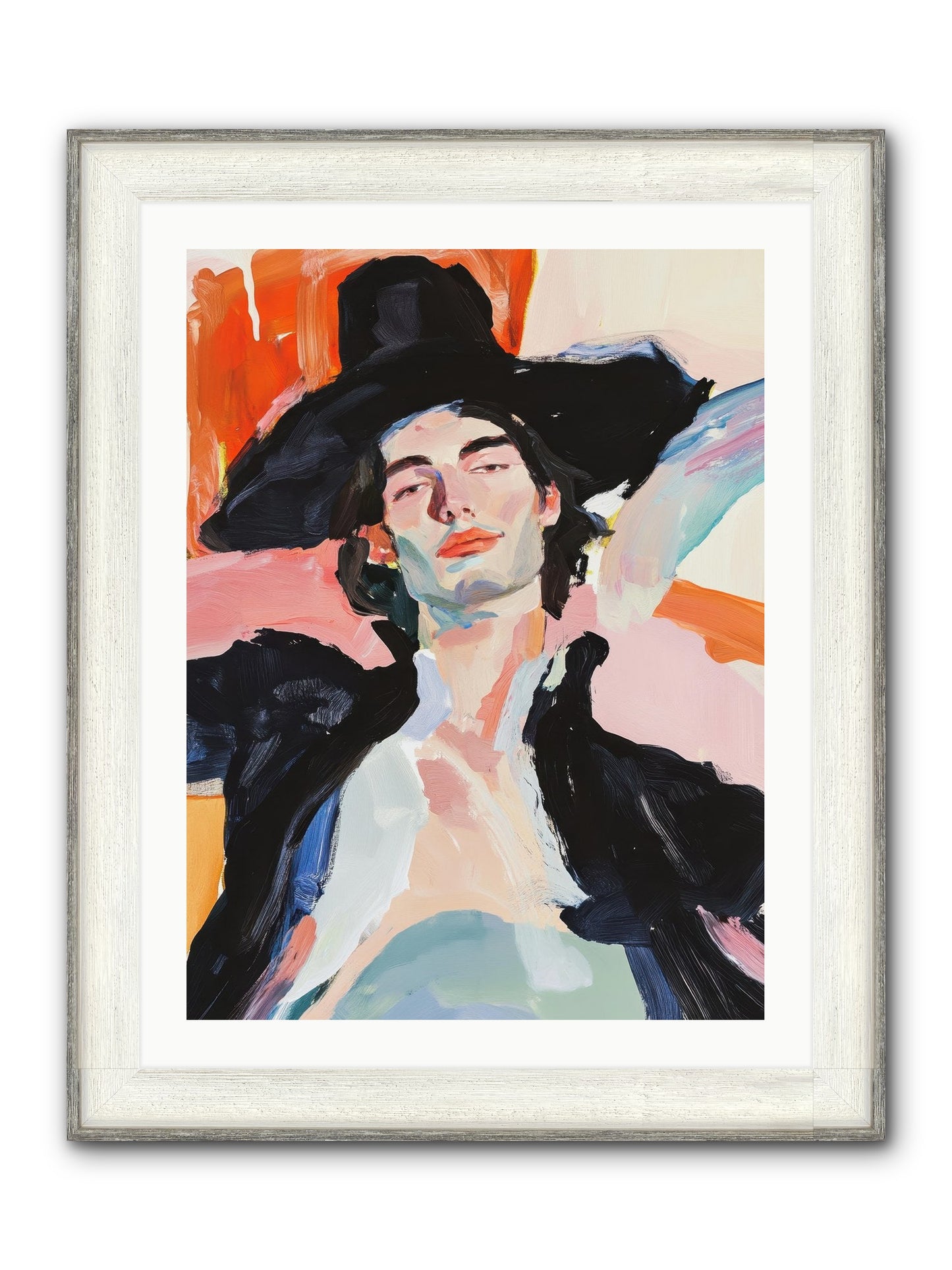 Sole Proprietor Of Love Framed Print - Driftwood White 24x32