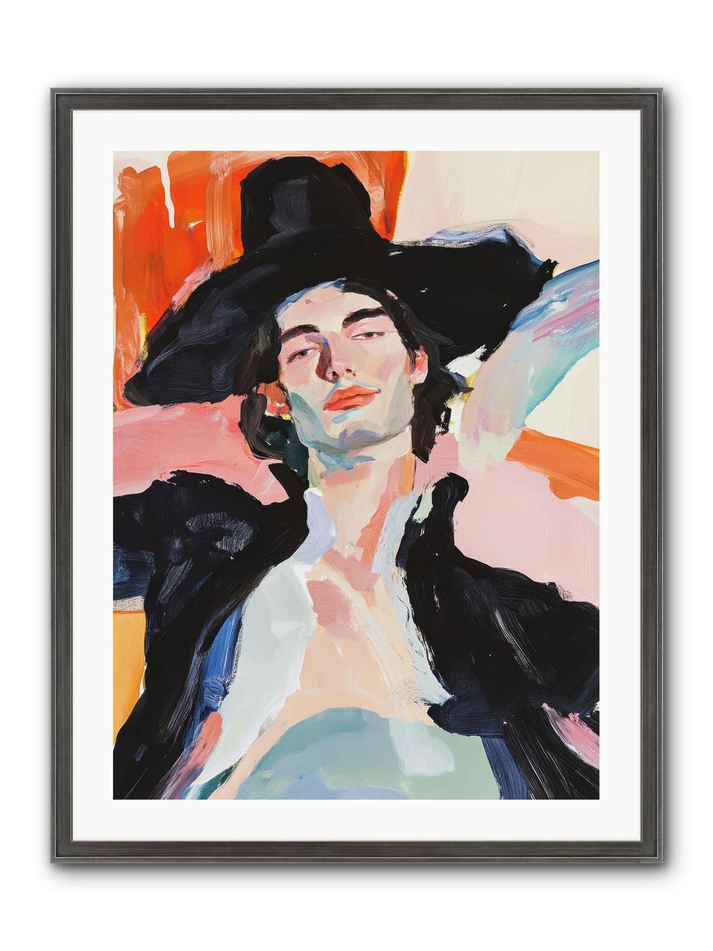 Sole Proprietor Of Love Framed Print - Slimwoods Black/Silver 24x32