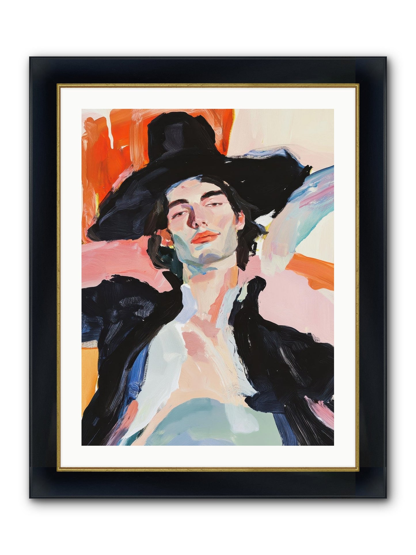 Sole Proprietor Of Love Framed Print - Wide Black w/Gold 24x32