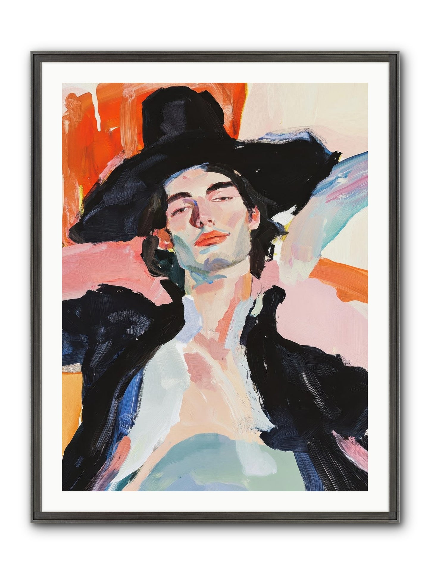 Sole Proprietor Of Love Framed Print - Slimwoods Black/Silver 30x40