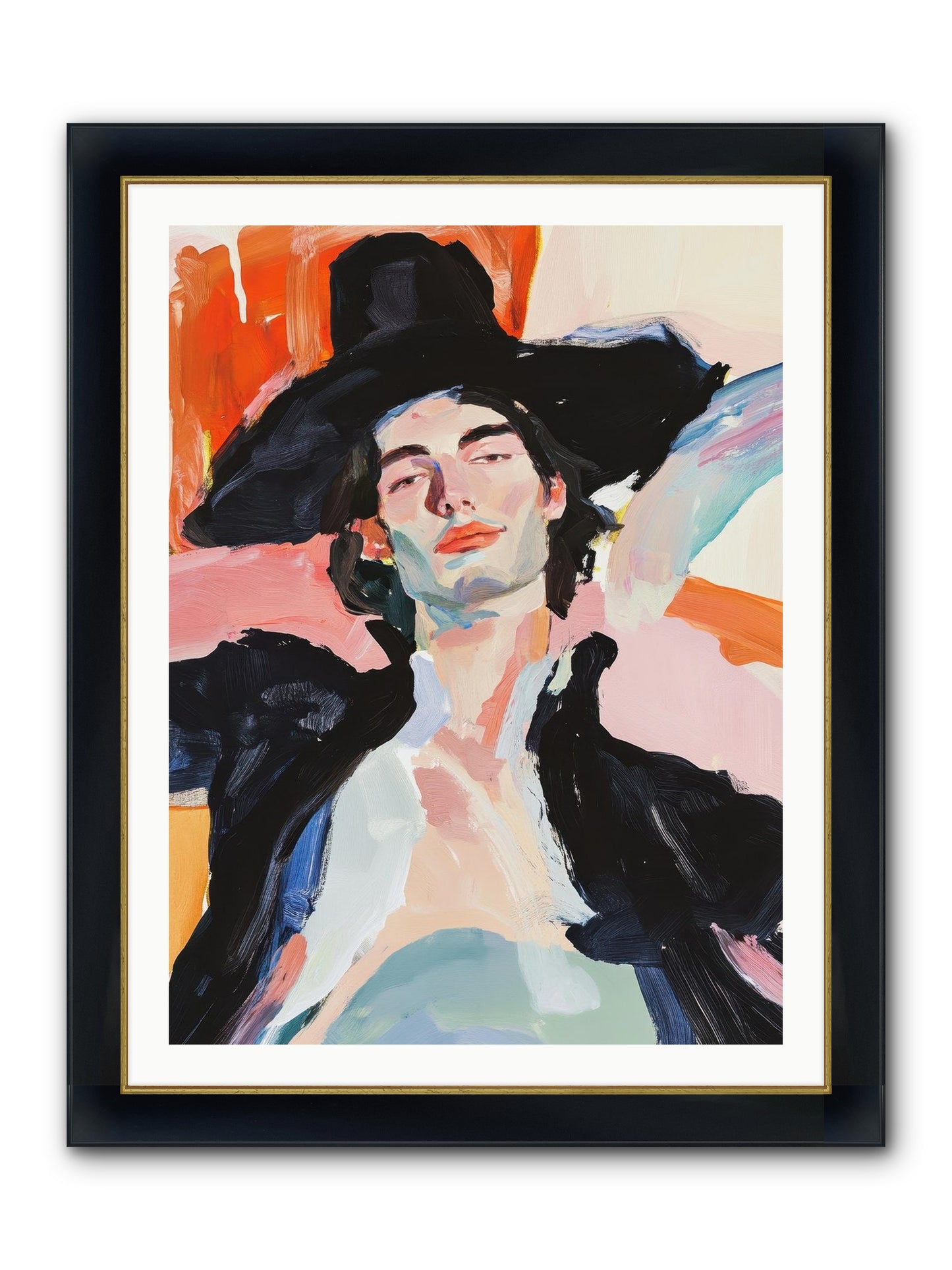 Sole Proprietor Of Love Framed Print - Wide Black w/Gold 30x40