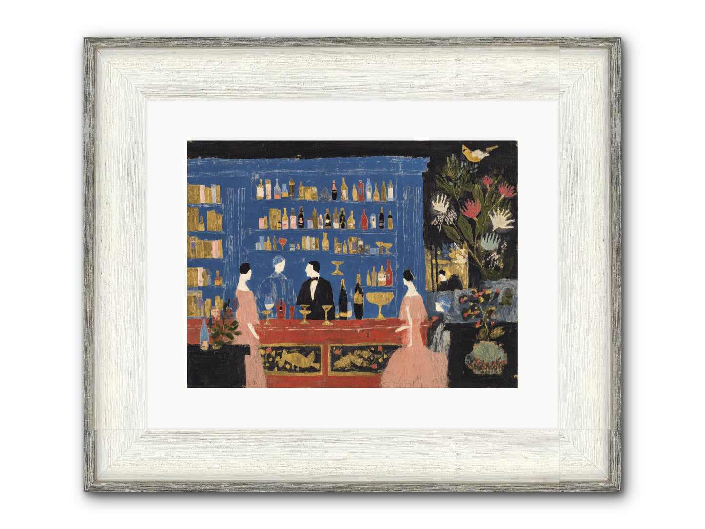 Solitary Pleasures Framed Print - Driftwood White 16x12