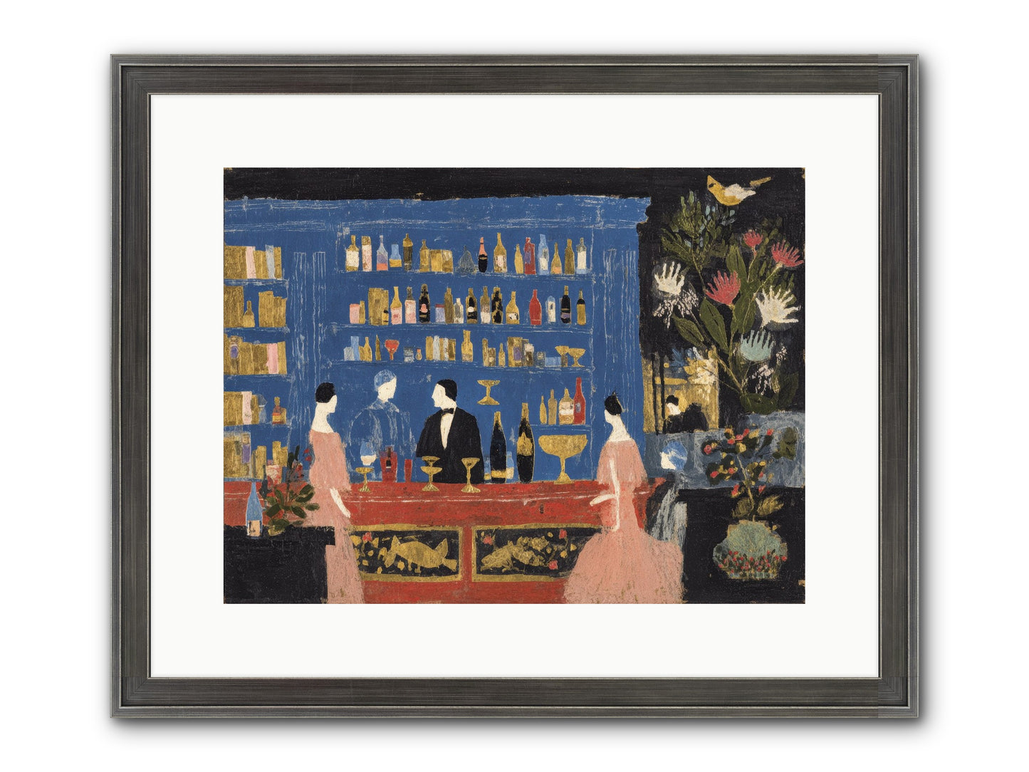 Solitary Pleasures Framed Print - Slimwoods Black/Silver 16x12