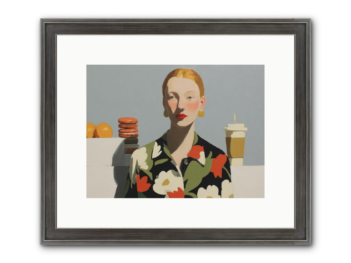 Solitude’s Glow Framed Print - Slimwoods Black/Silver 12x9
