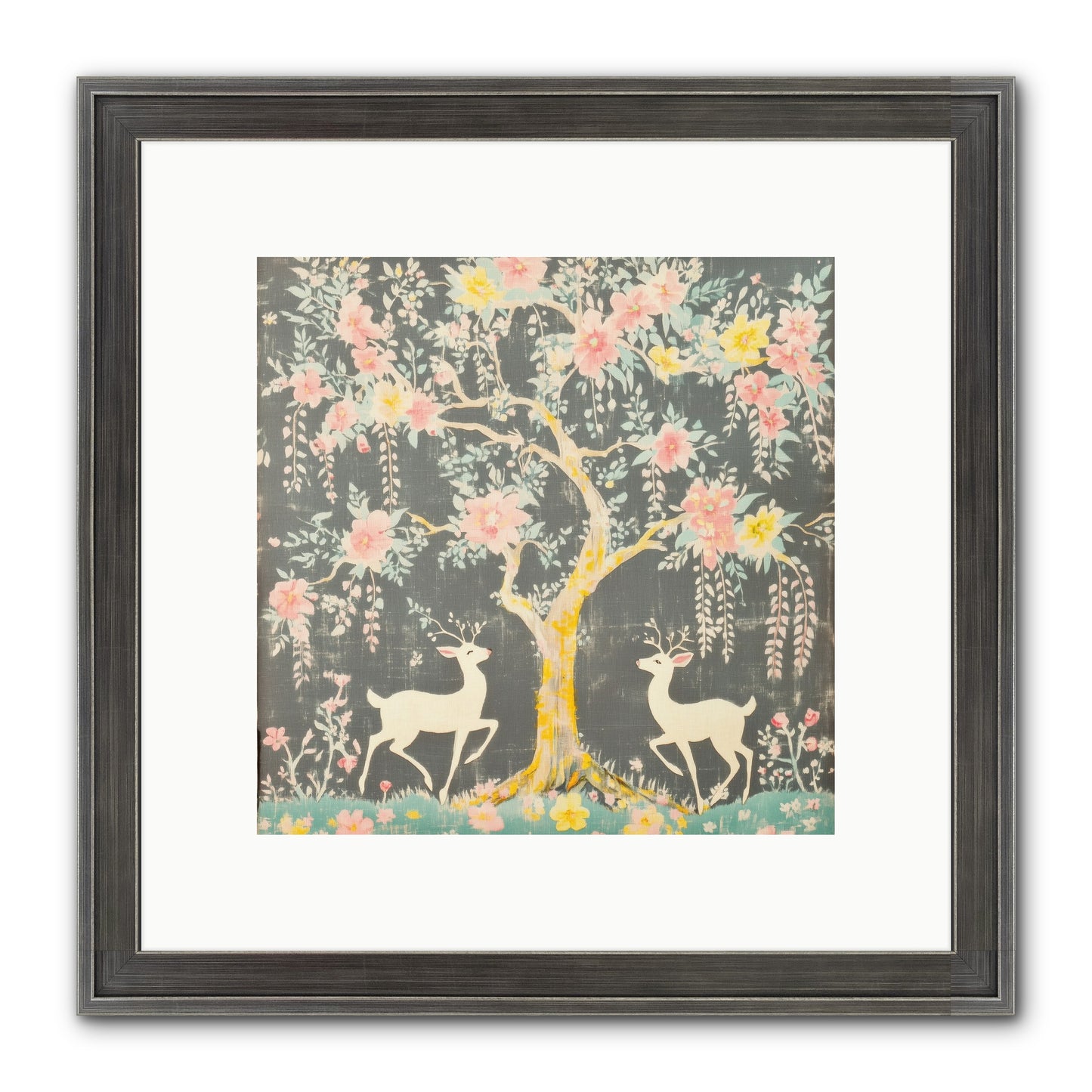 Some Joy Falls Soft Framed Print - Slimwoods Black/Silver 10x10