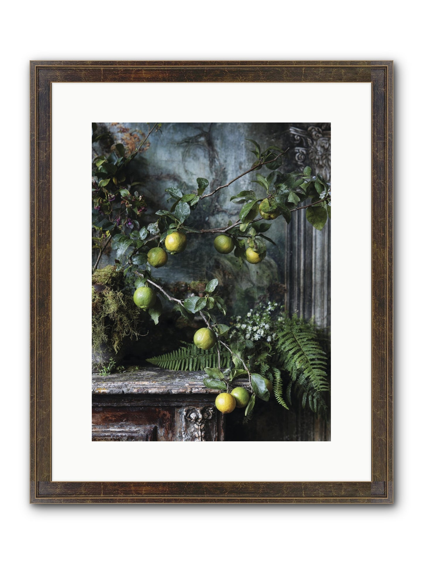 Somerset Framed Print - Slimwoods Black/Gold 12x16